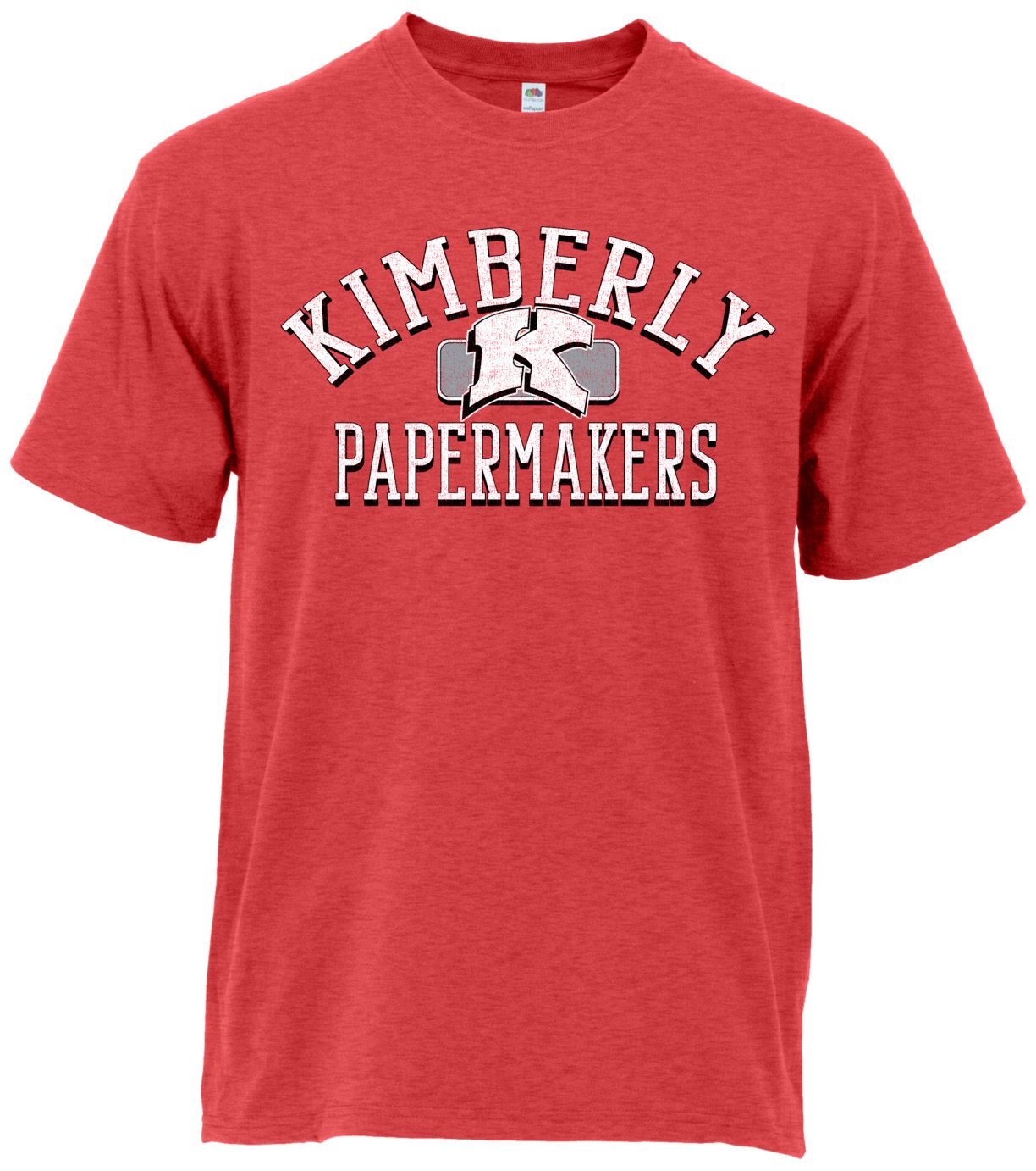 Ohiopyle Prints Adult Kimberly High School Heather Red Plate Ultimate T-Shirt