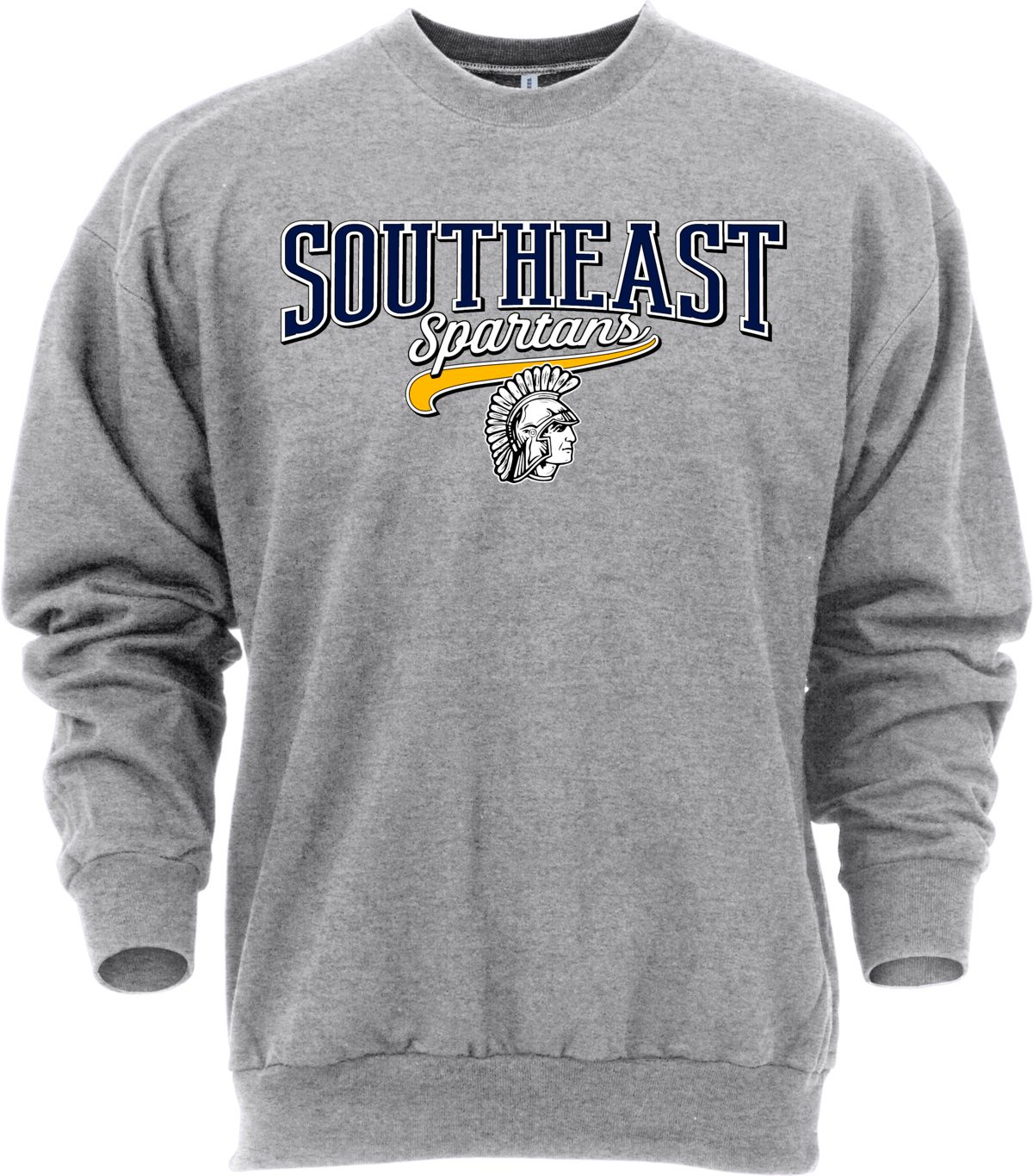 Ohiopyle Prints Adult Southeast High School Grey Catch Crewneck Sweatshirt