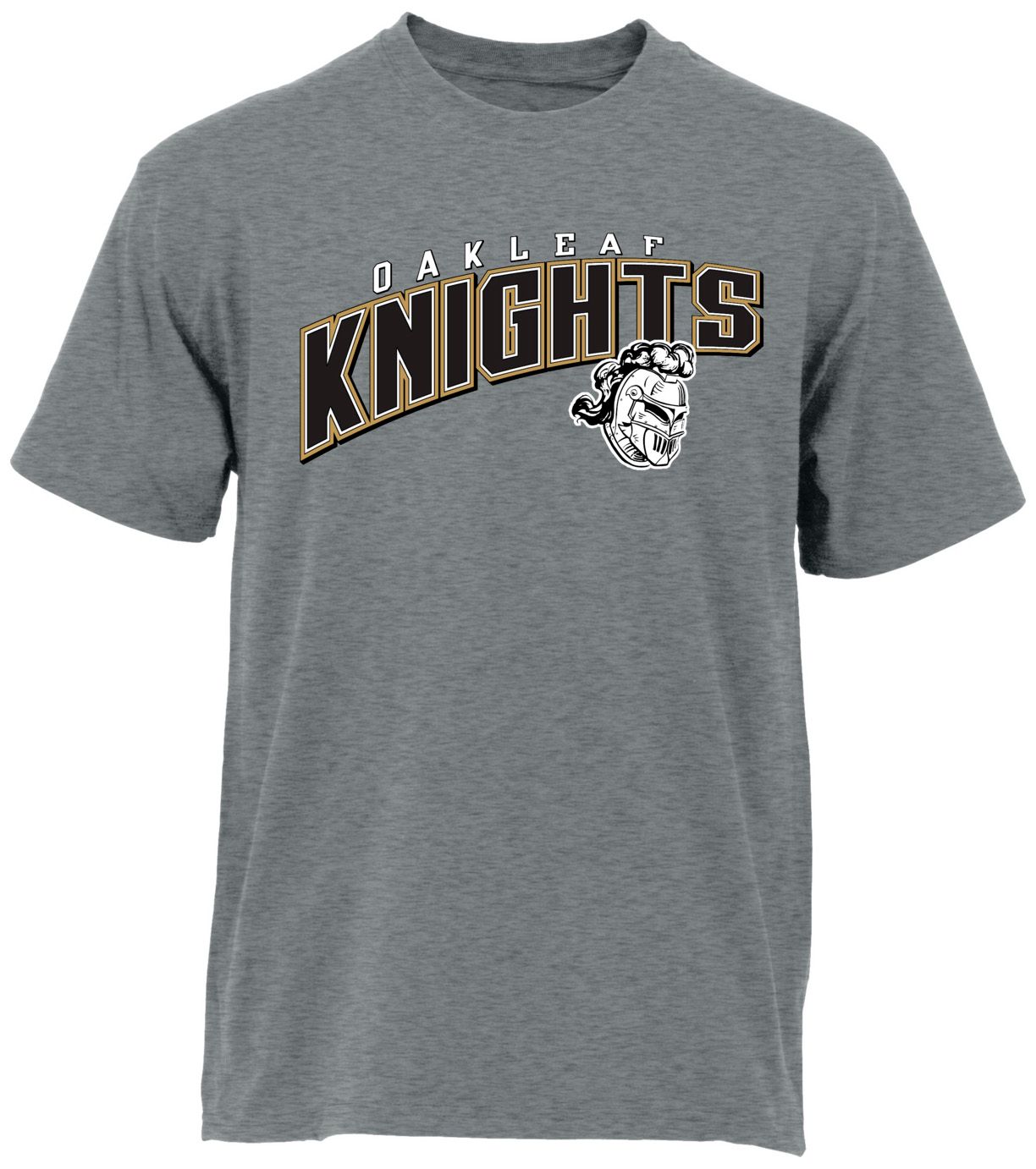 Ohiopyle Prints Adult Oakleaf High School Grey Flyball Ultimate T-Shirt
