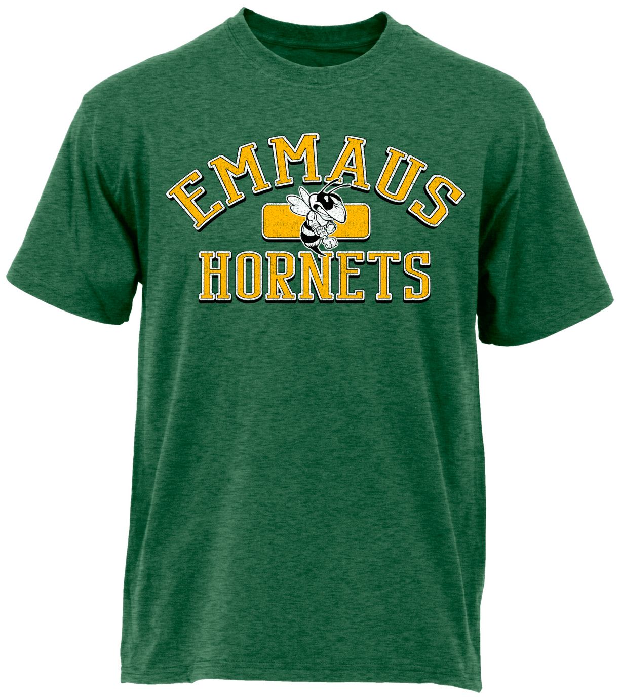 Ohiopyle Prints Adult Emmaus High School Heather Forest Green Plate Ultimate T-Shirt
