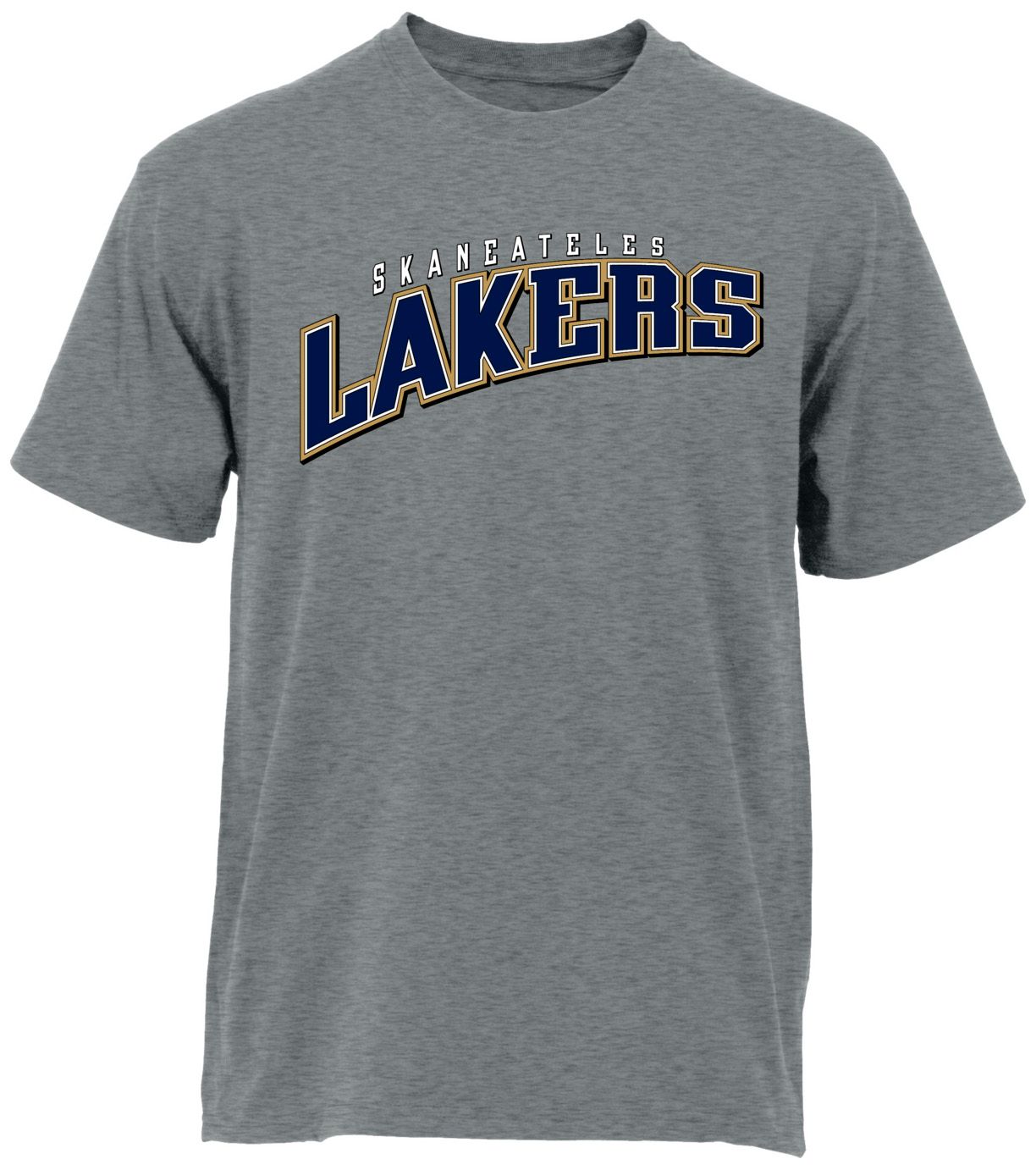 Ohiopyle Prints Adult Skaneateles High School Grey Flyball Ultimate T-Shirt