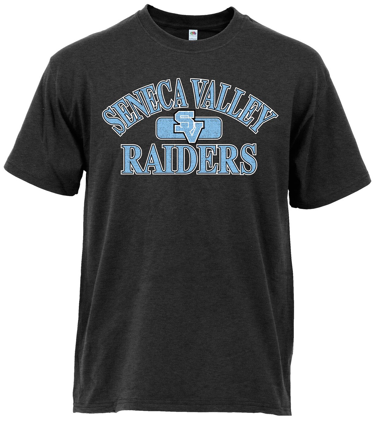 Ohiopyle Prints Adult Seneca Valley Senior High School Heather Black Plate Ultimate T-Shirt