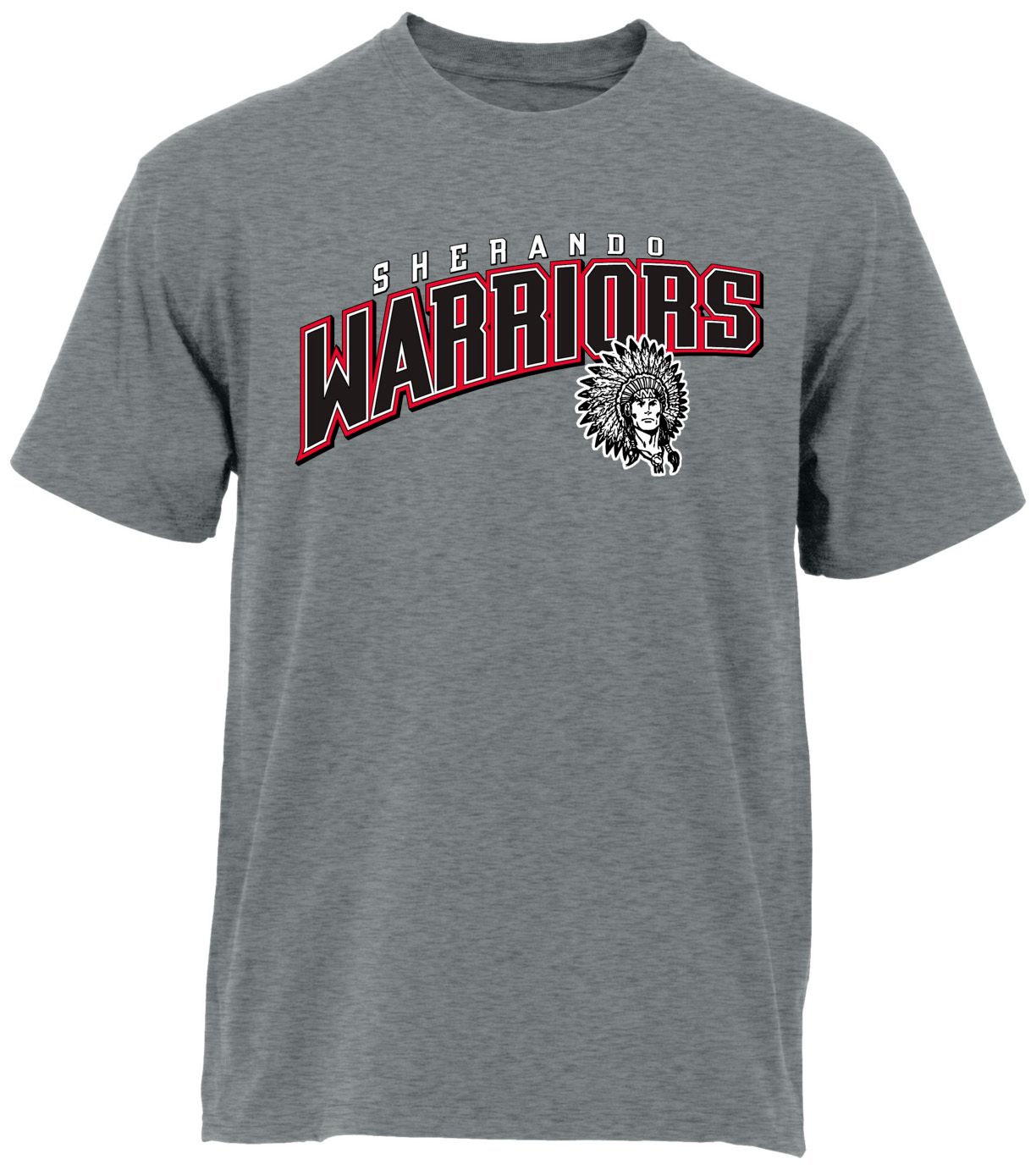 Ohiopyle Prints Adult Sherando High School Grey Flyball Ultimate T-Shirt