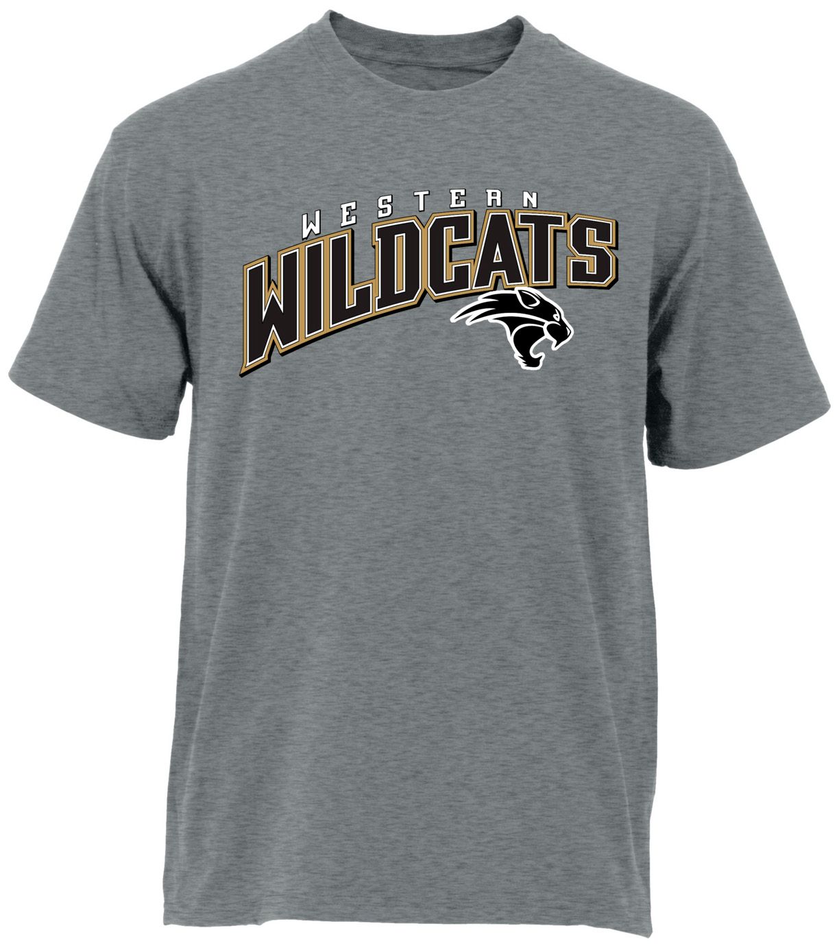 Ohiopyle Prints Adult Western High School Grey Flyball Ultimate T-Shirt