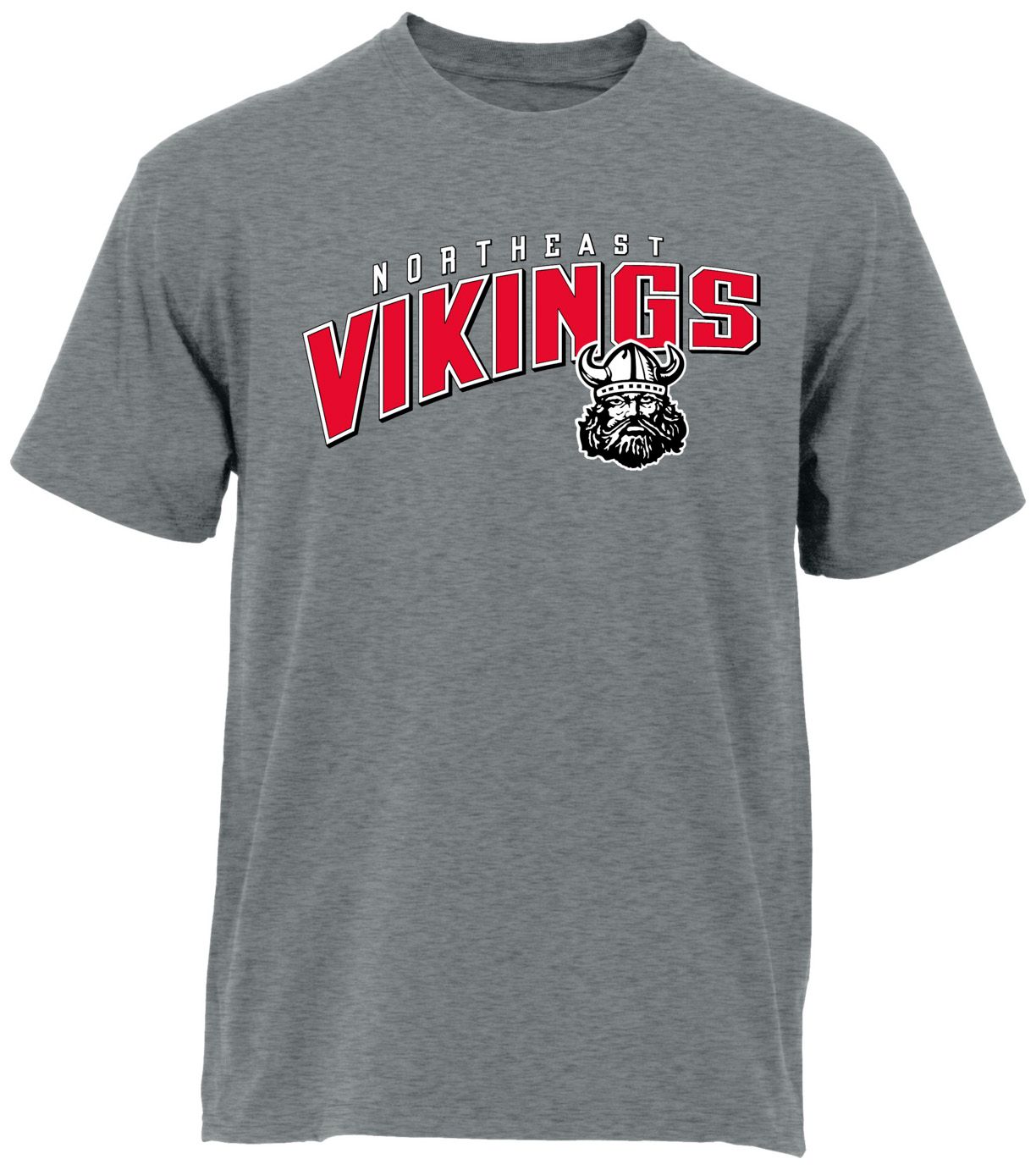 Ohiopyle Prints Adult Northeast High School Grey Flyball Ultimate T-Shirt
