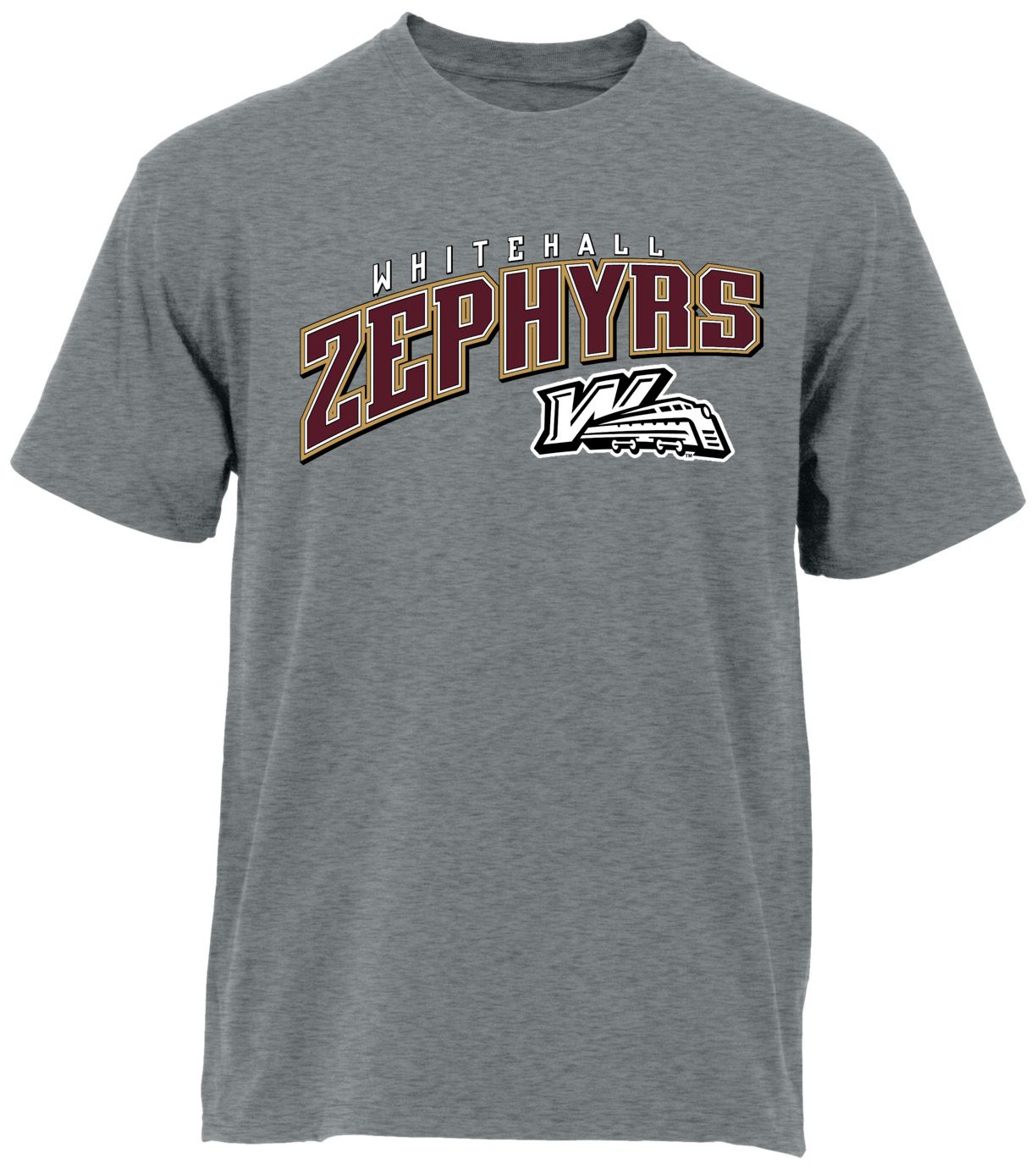 Ohiopyle Prints Adult Whitehall High School Grey Flyball Ultimate T-Shirt