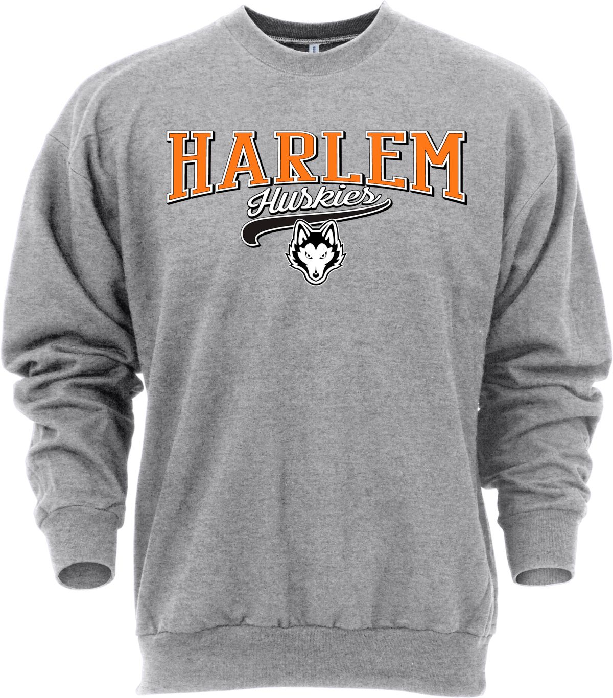 Ohiopyle Prints Adult Harlem High School Grey Catch Crewneck Sweatshirt