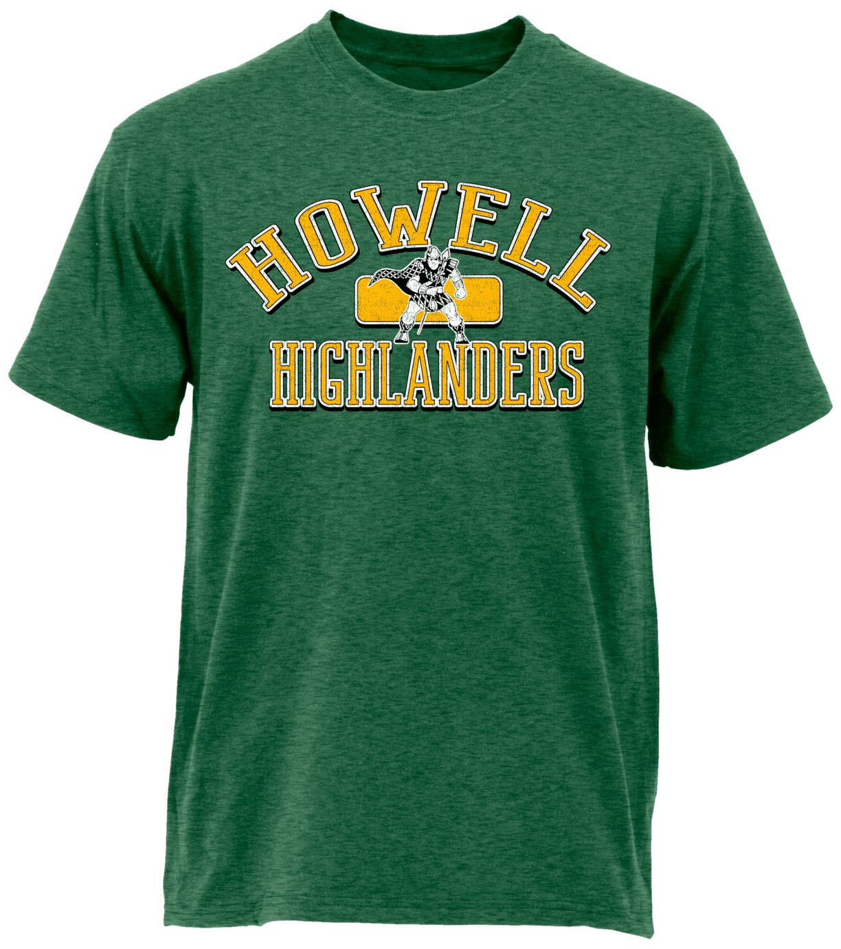 Ohiopyle Prints Adult Howell High School Heather Forest Green Plate Ultimate T-Shirt