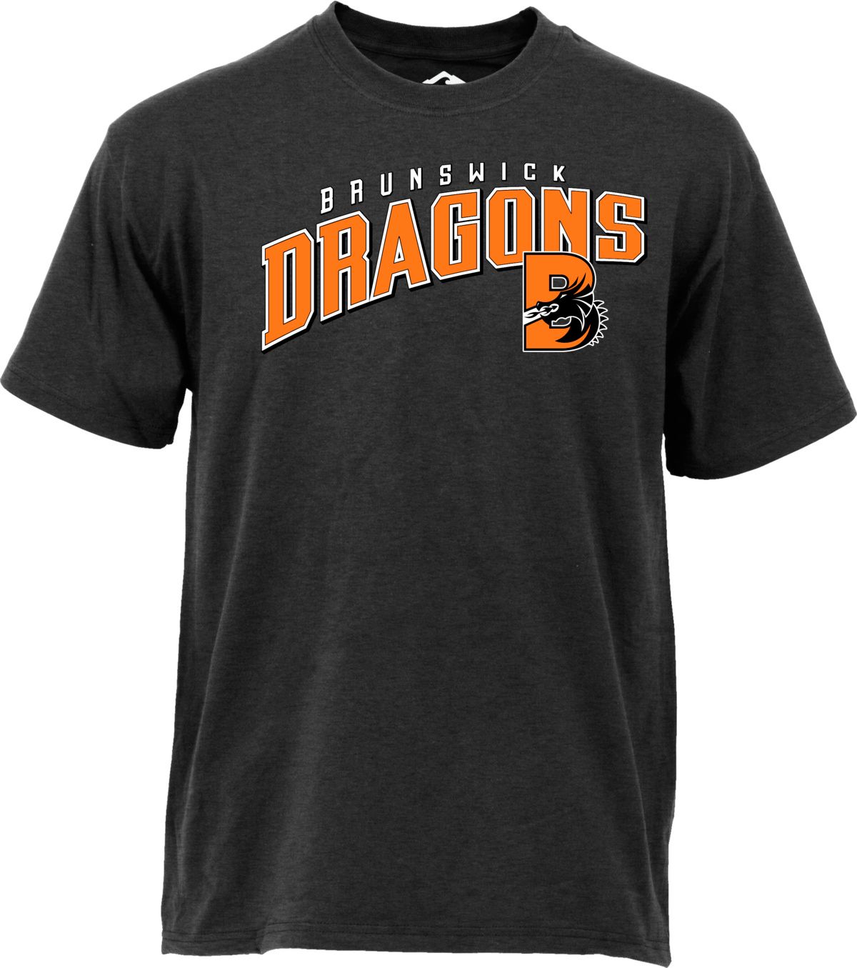 Ohiopyle Prints Men's Brunswick High School Black T-Shirt