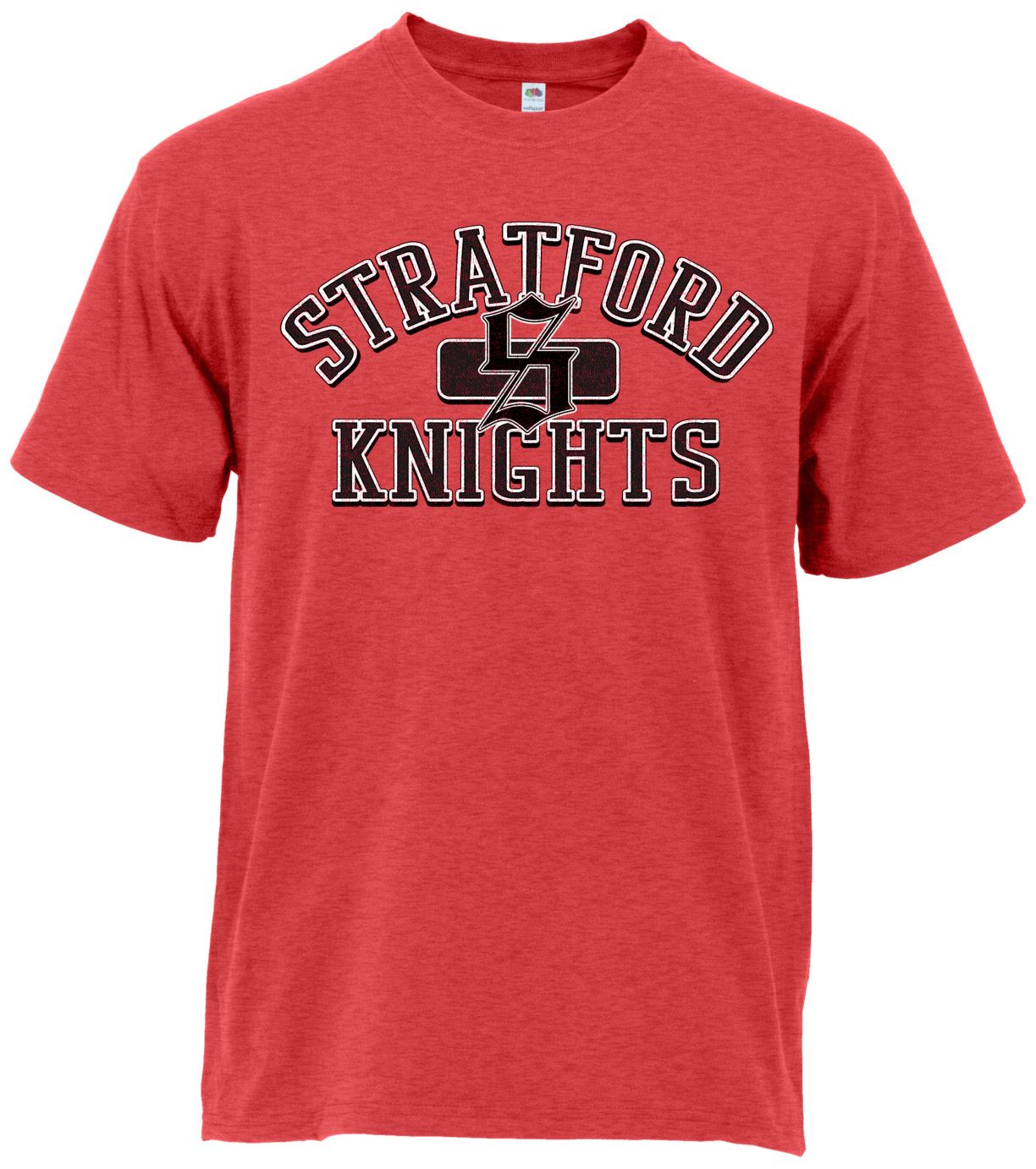 Ohiopyle Prints Adult Stratford High School Heather Red Plate Ultimate T-Shirt