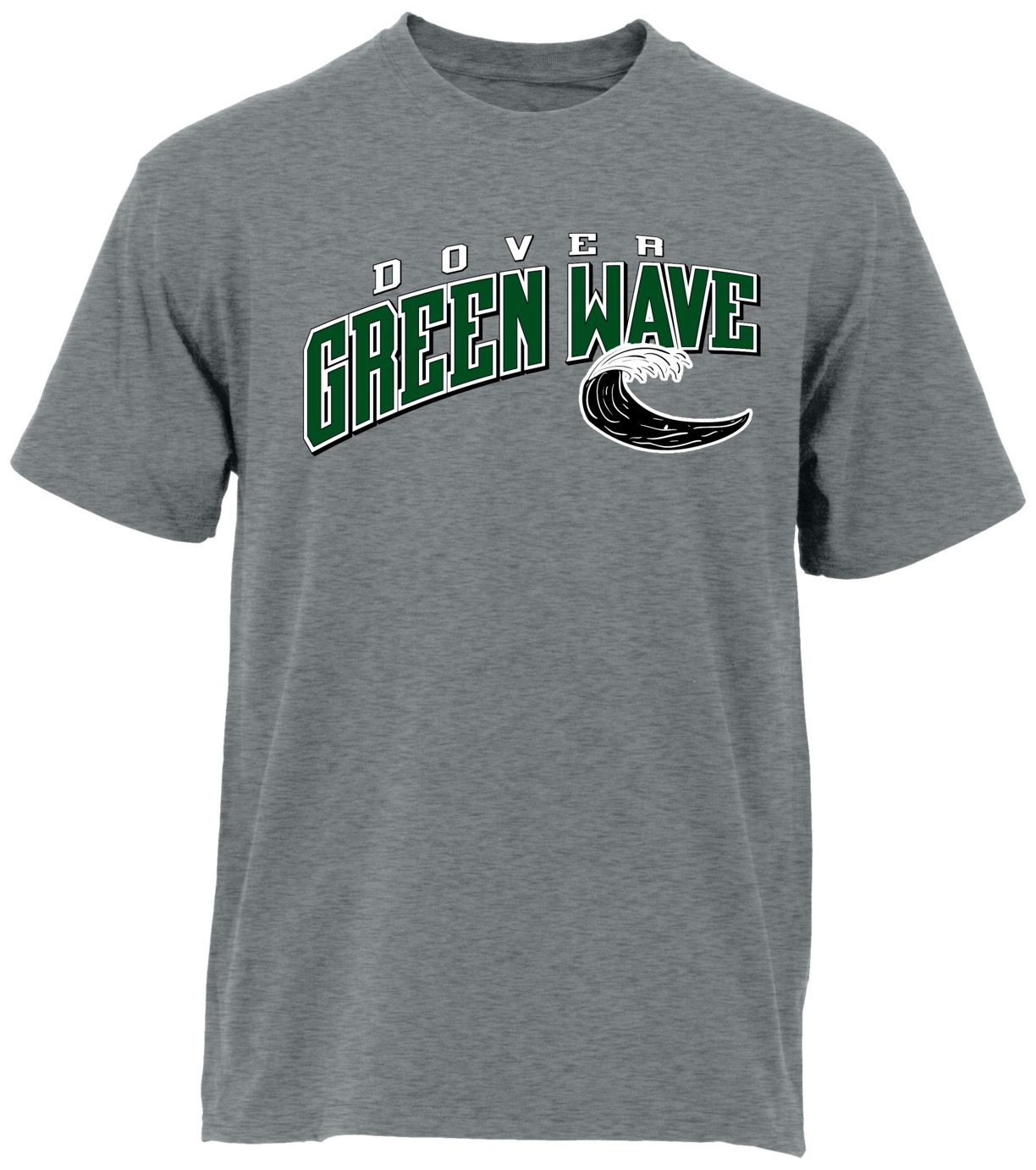 Ohiopyle Prints Adult Dover High School Grey Flyball Ultimate T-Shirt