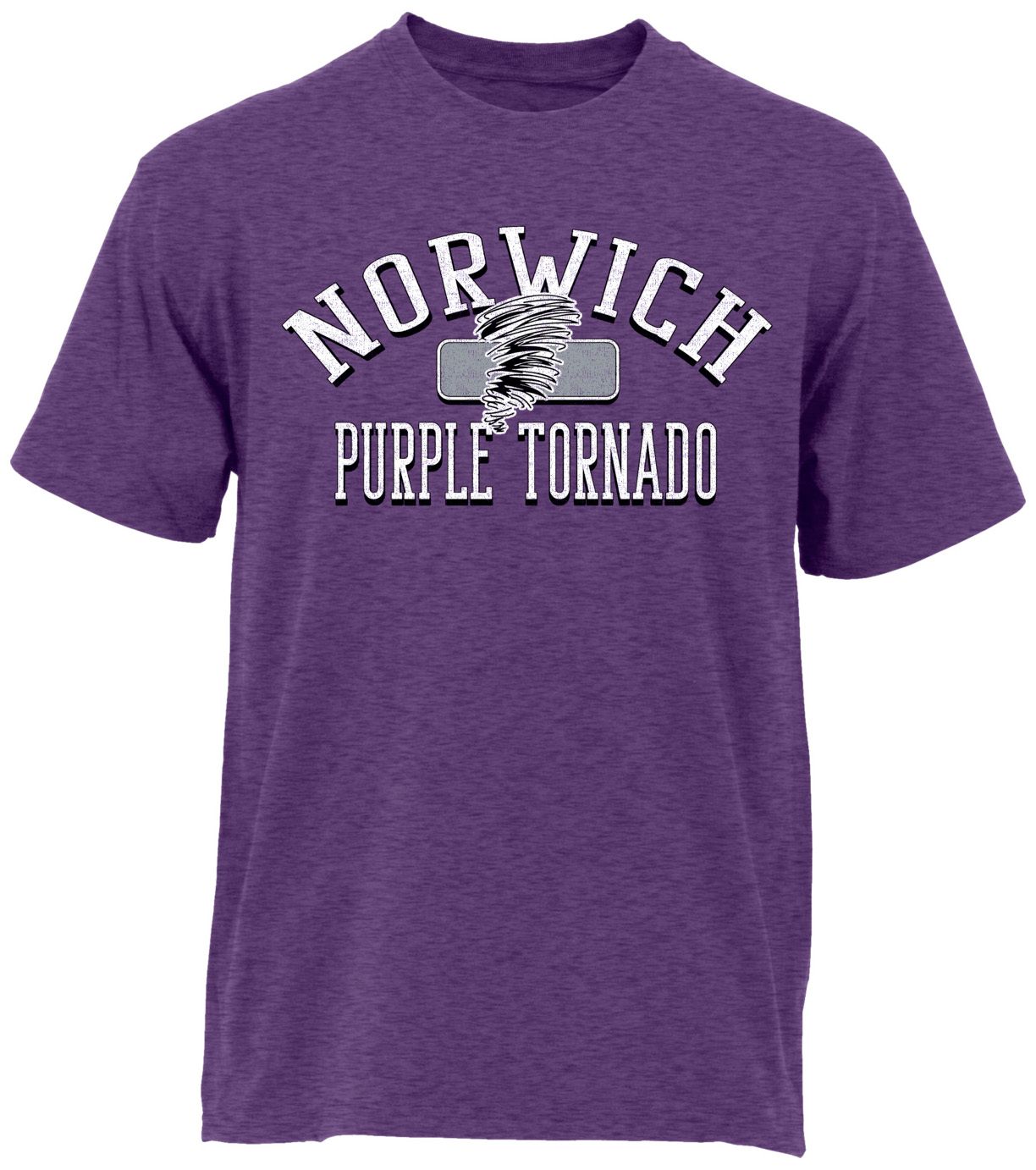 Ohiopyle Prints Adult Norwich High School Heather Purple Plate Ultimate T-Shirt