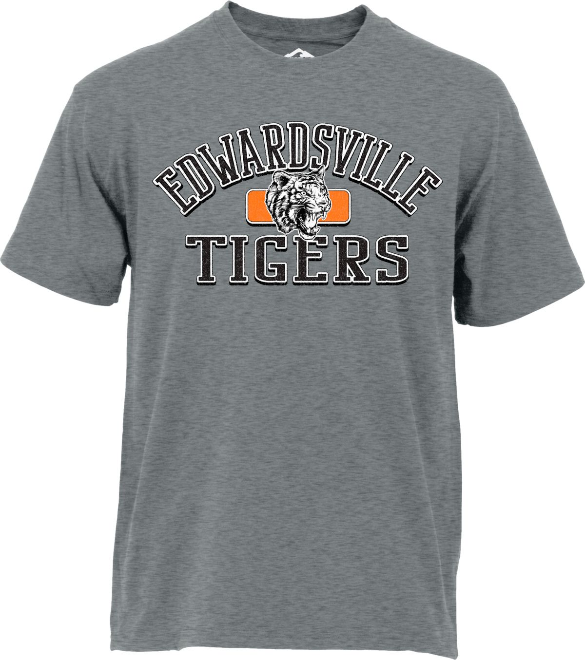Ohiopyle Prints Men's Edwardsville High School Gray Cotton T-Shirt