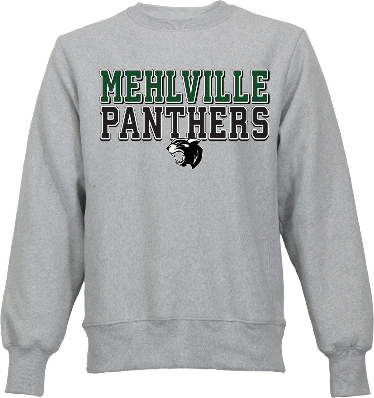 Ohiopyle Prints Men's Mehlville High School Gray Crewneck Sweatshirt