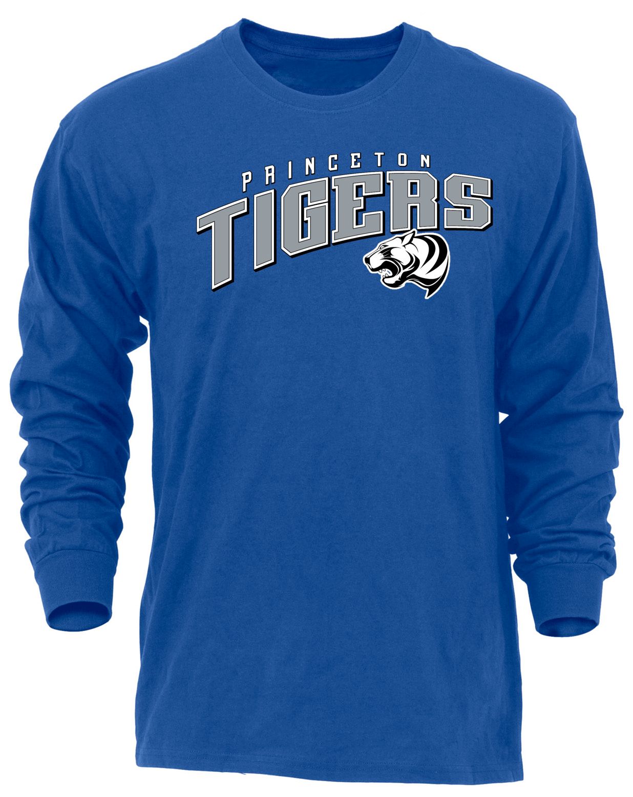 Ohiopyle Prints Adult Princeton High School Royal Flyball Long Sleeve Shirt