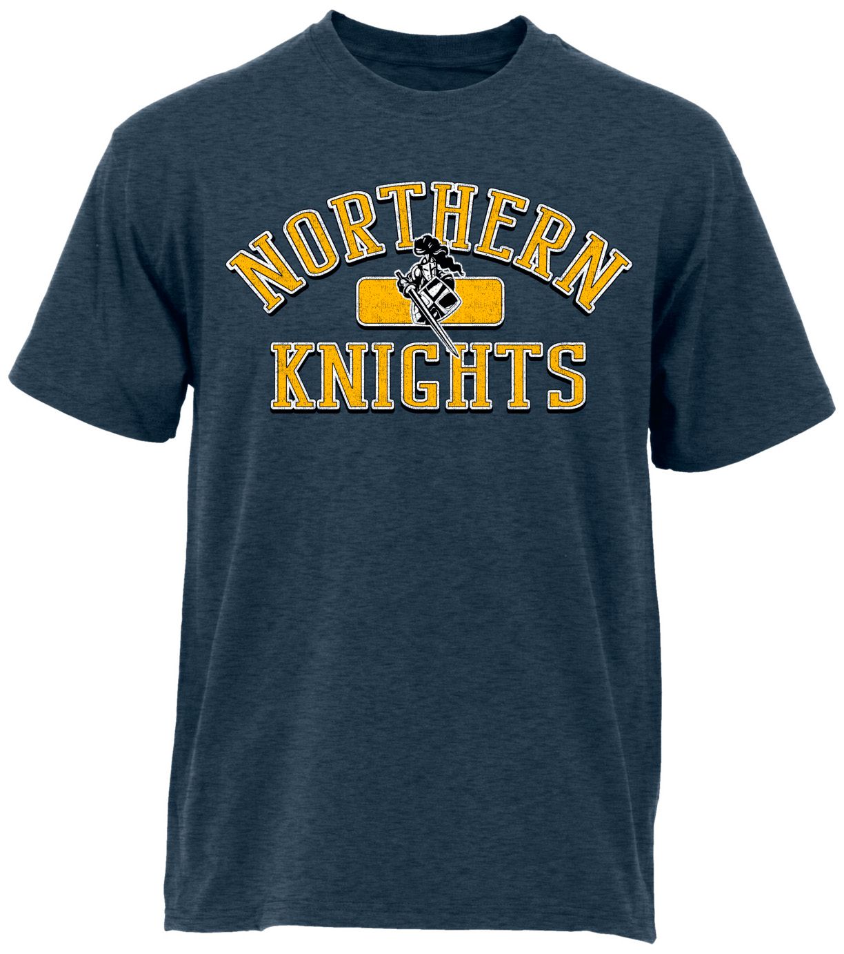 Ohiopyle Prints Adult Northern High School Heather Navy Plate Ultimate T-Shirt