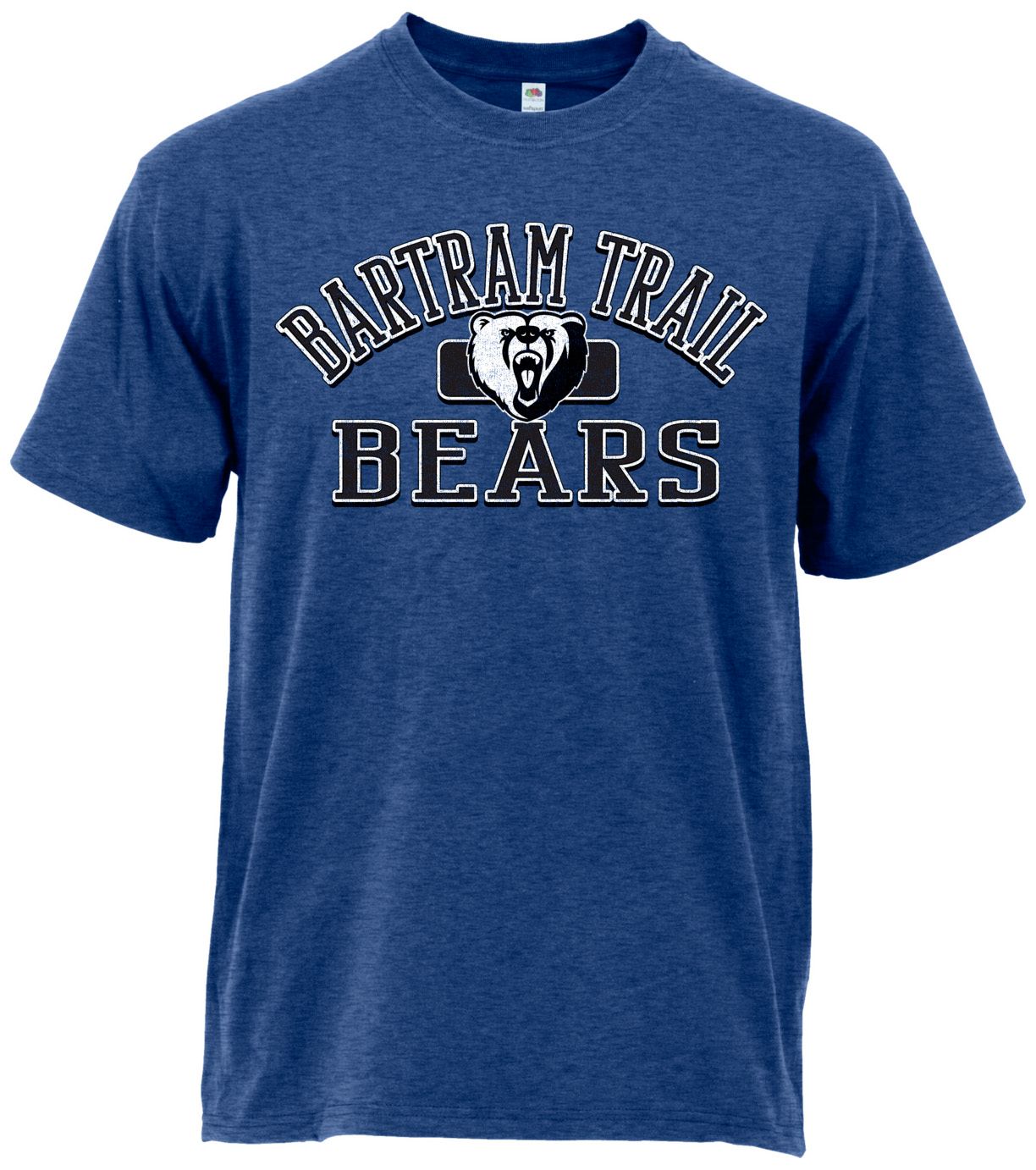 Ohiopyle Prints Adult Bartram Trail High School Heather Royal Blue Plate Ultimate T-Shirt