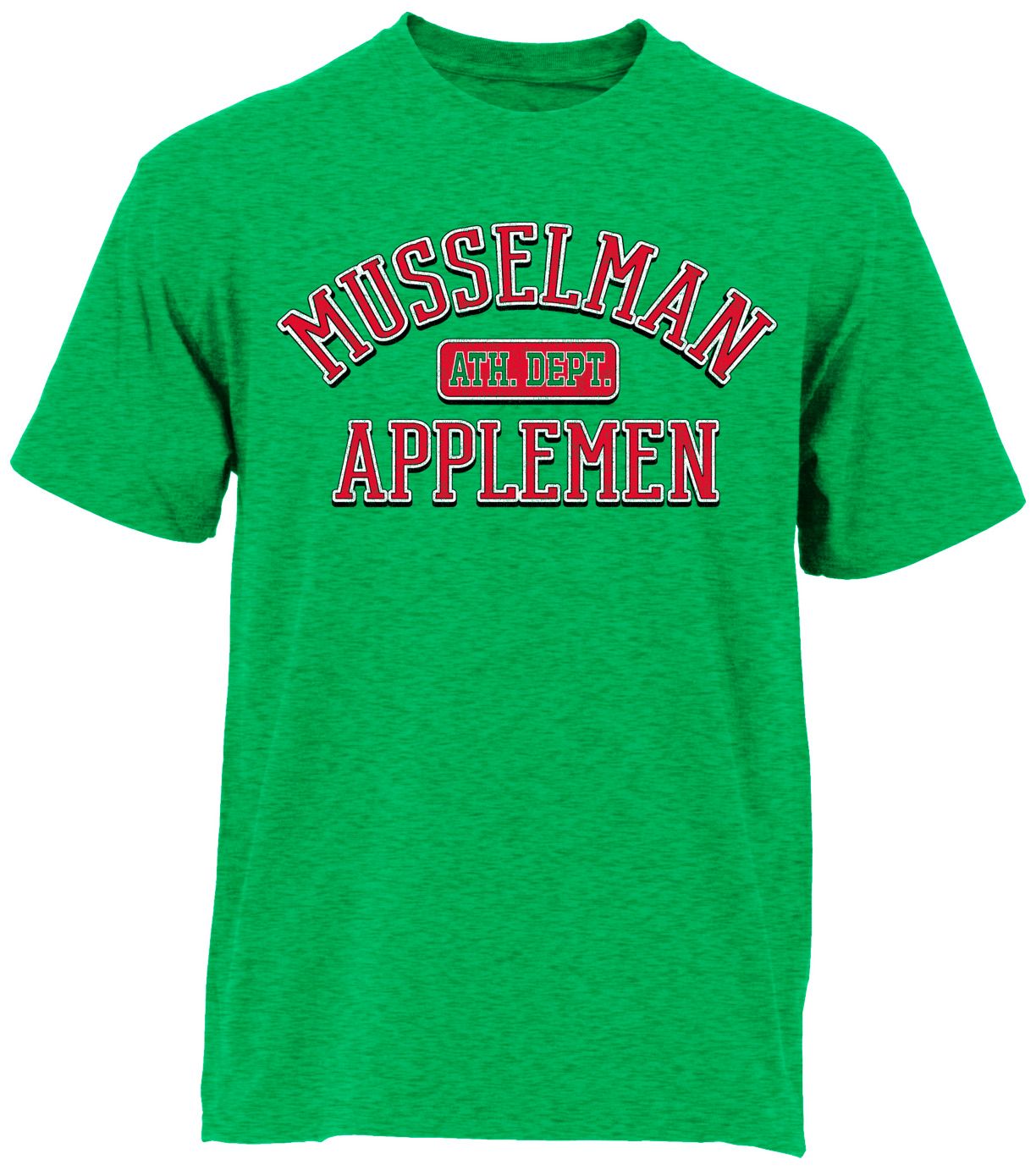 Ohiopyle Prints Adult Musselman High School Heather Kelly Green Plate Ultimate T-Shirt
