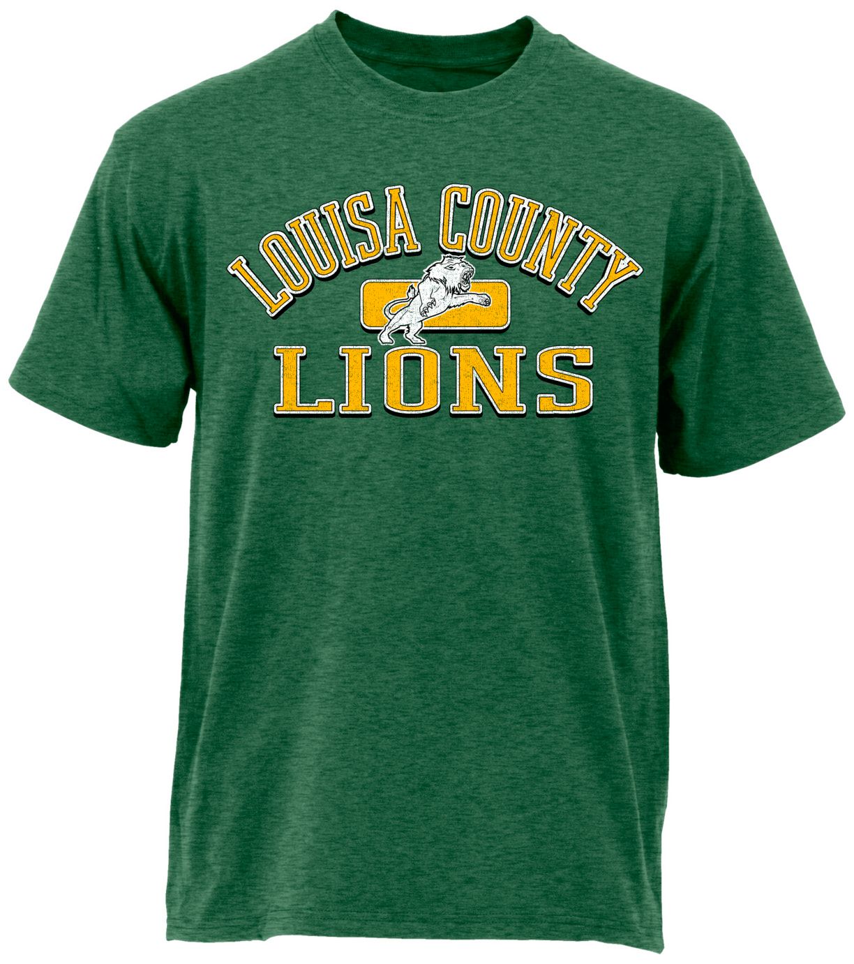 Ohiopyle Prints Adult Louisa County High School Heather Forest Green Plate Ultimate T-Shirt