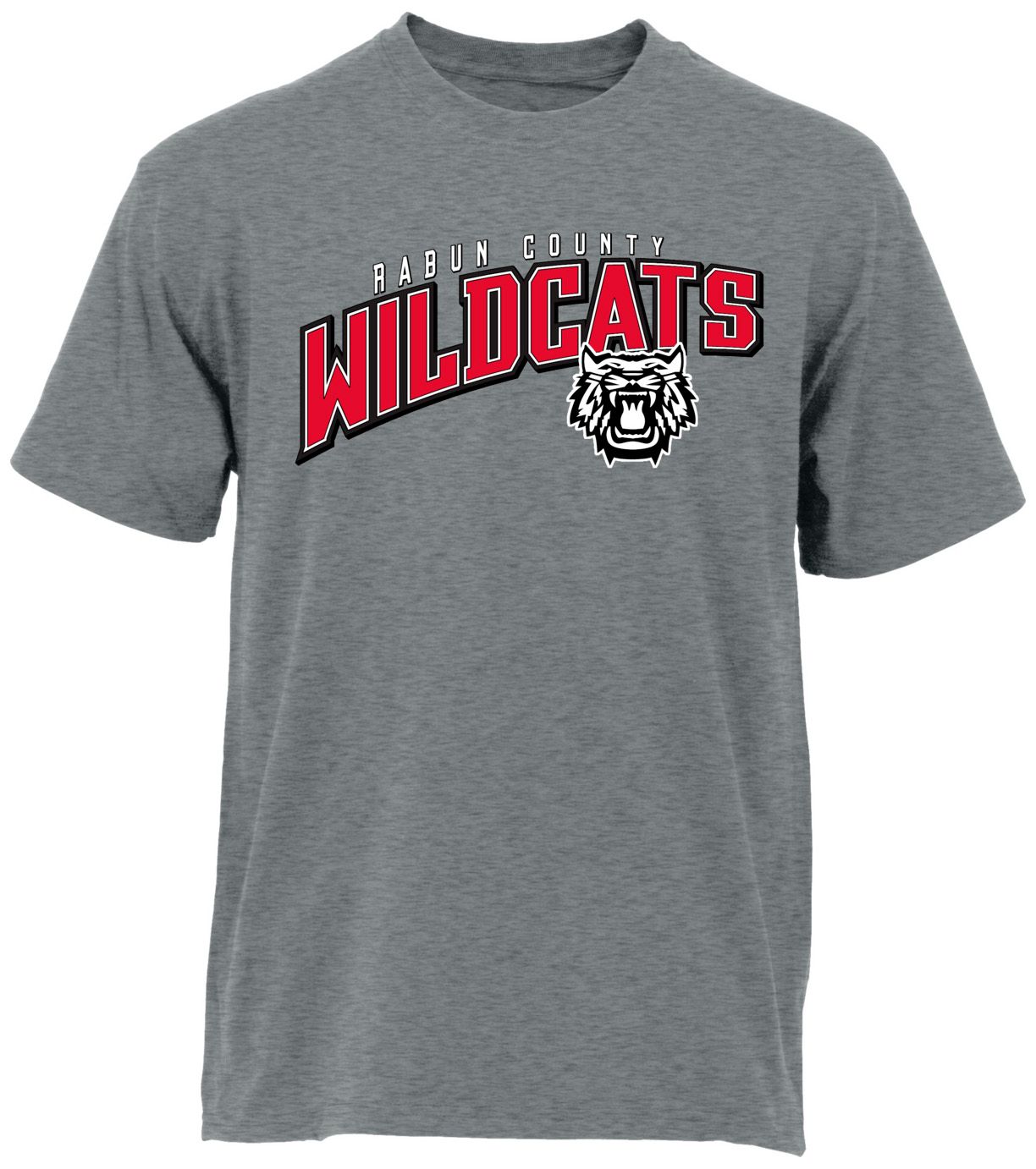 Ohiopyle Prints Adult Rabun County High School Grey Flyball Ultimate T-Shirt