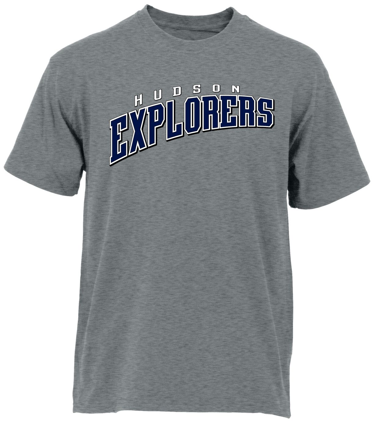 Ohiopyle Prints Adult Hudson High School Grey Flyball Ultimate T-Shirt