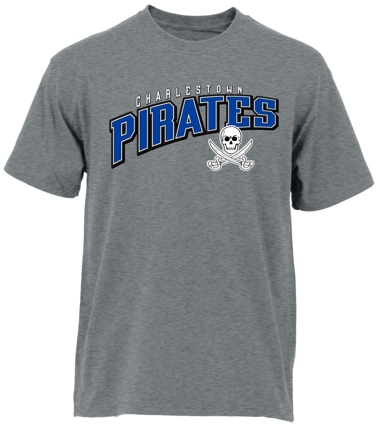 Ohiopyle Prints Adult Charlestown High School Grey Flyball Ultimate T-Shirt
