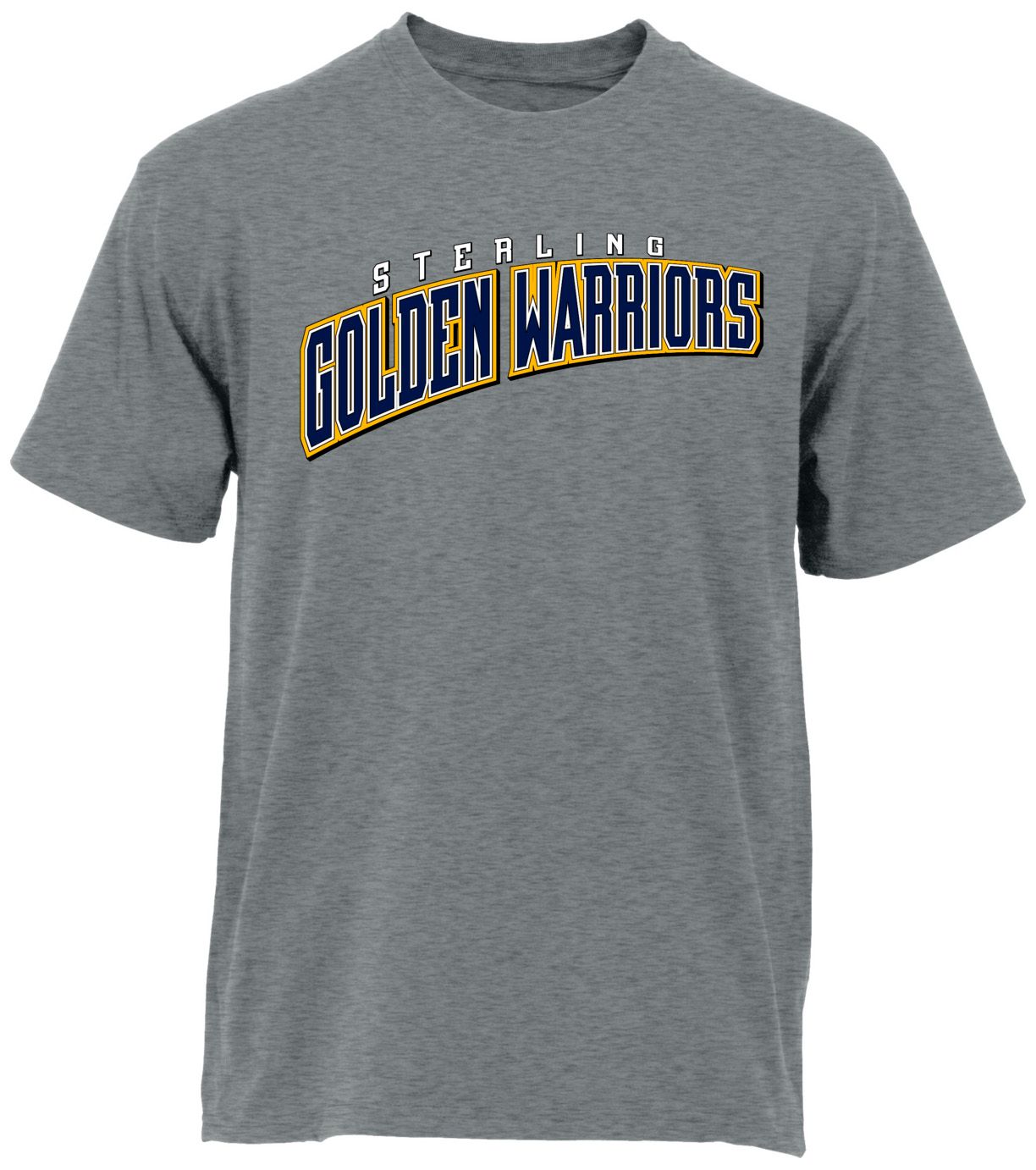 Ohiopyle Prints Adult Sterling High School Grey Flyball Ultimate T-Shirt