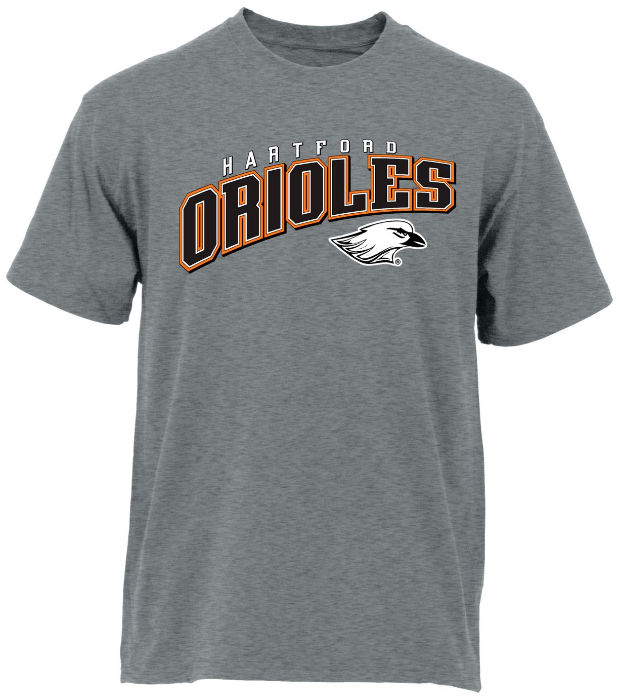 Ohiopyle Prints Adult Hartford Union High School Grey Flyball Ultimate T-Shirt