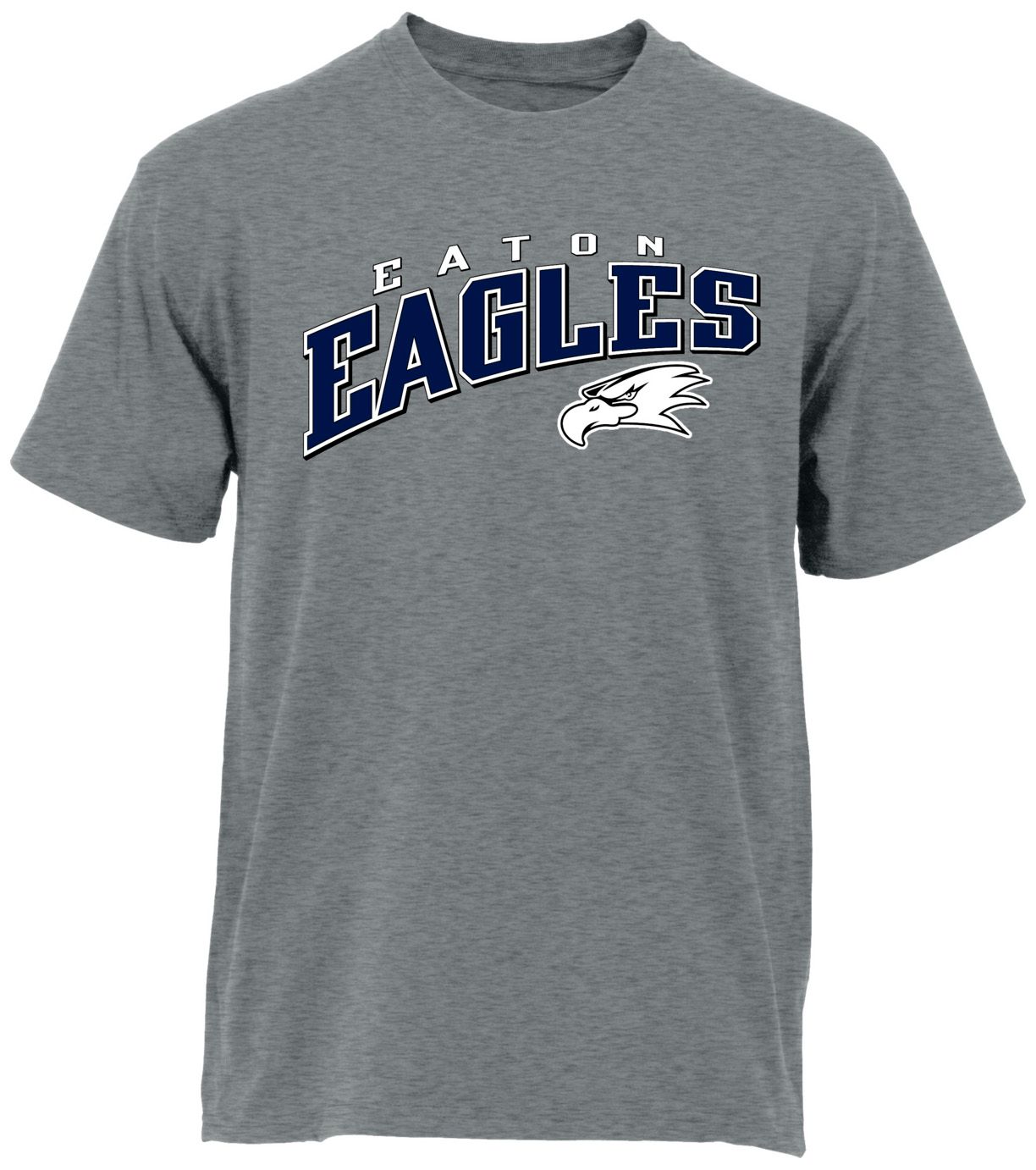 Ohiopyle Prints Adult Eaton High School Grey Flyball Ultimate T-Shirt