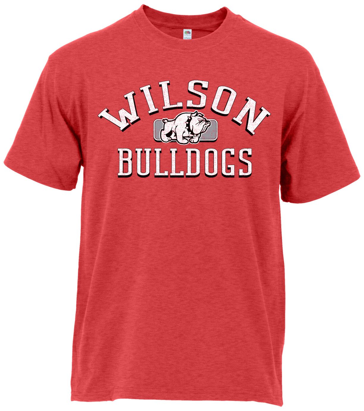 Ohiopyle Prints Adult Wilson High School Heather Red Plate Ultimate T-Shirt