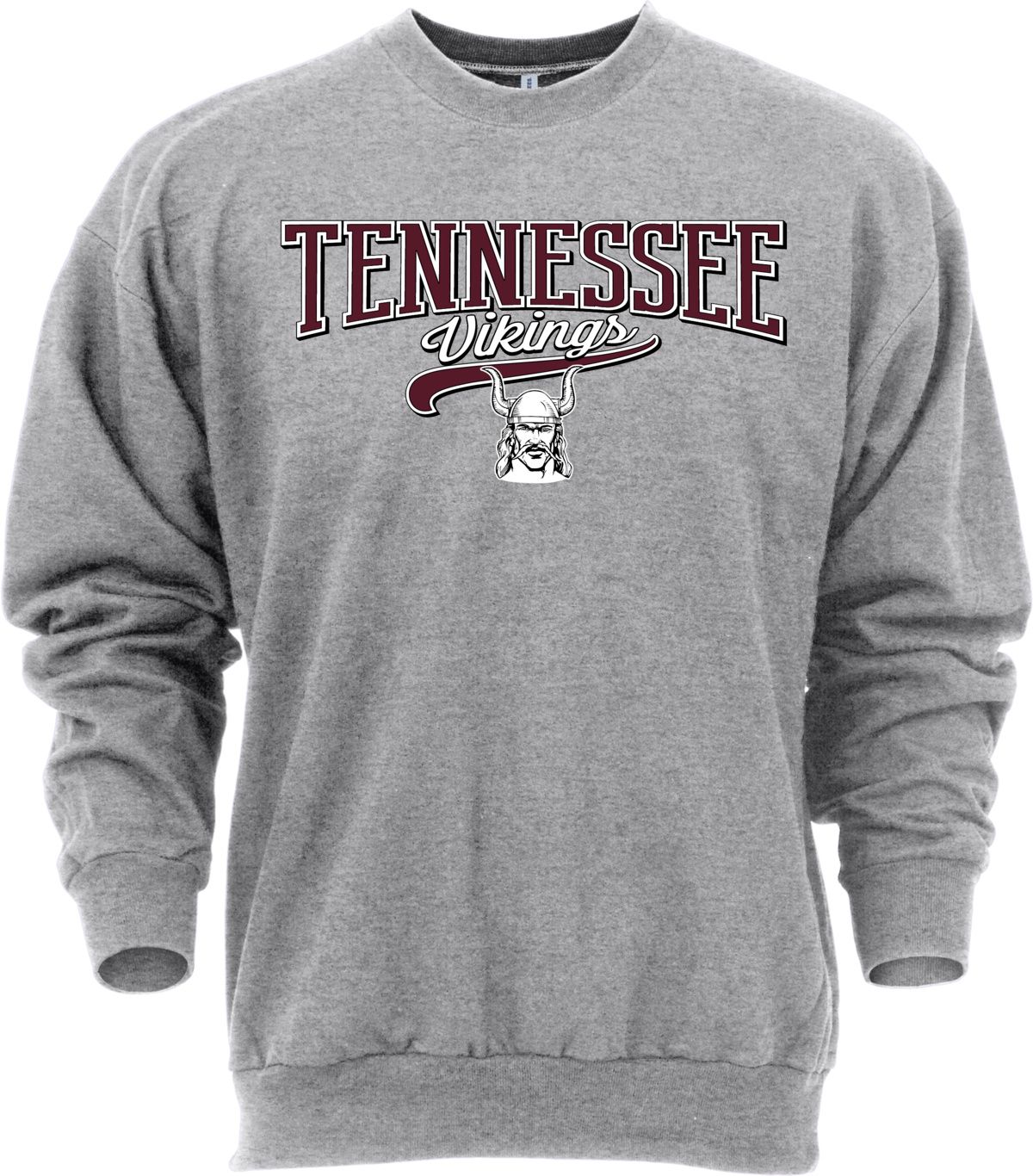 Ohiopyle Prints Adult Tennessee High School Grey Catch Crewneck Sweatshirt
