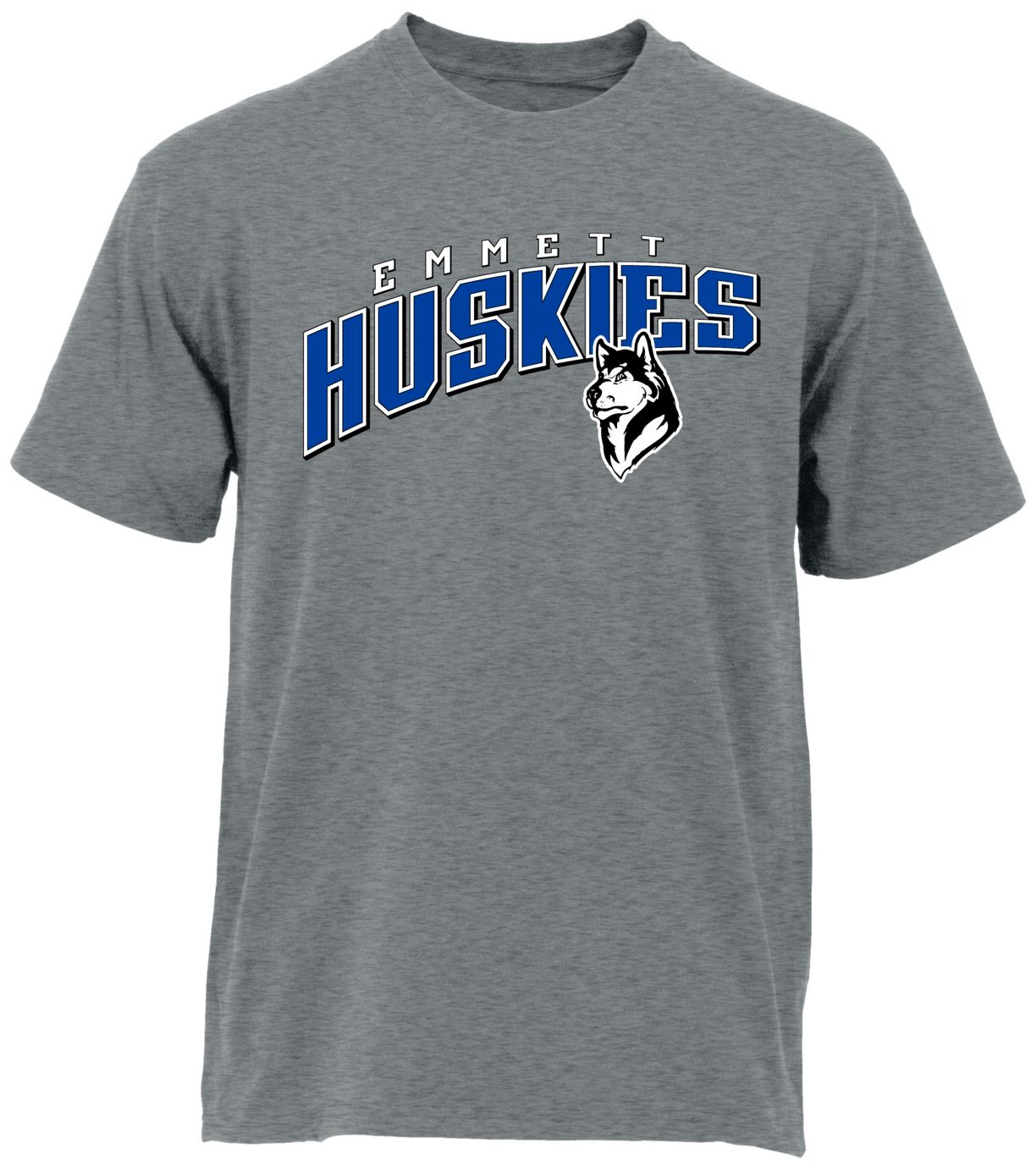 Ohiopyle Prints Adult Emmett High School Grey Flyball Ultimate T-Shirt