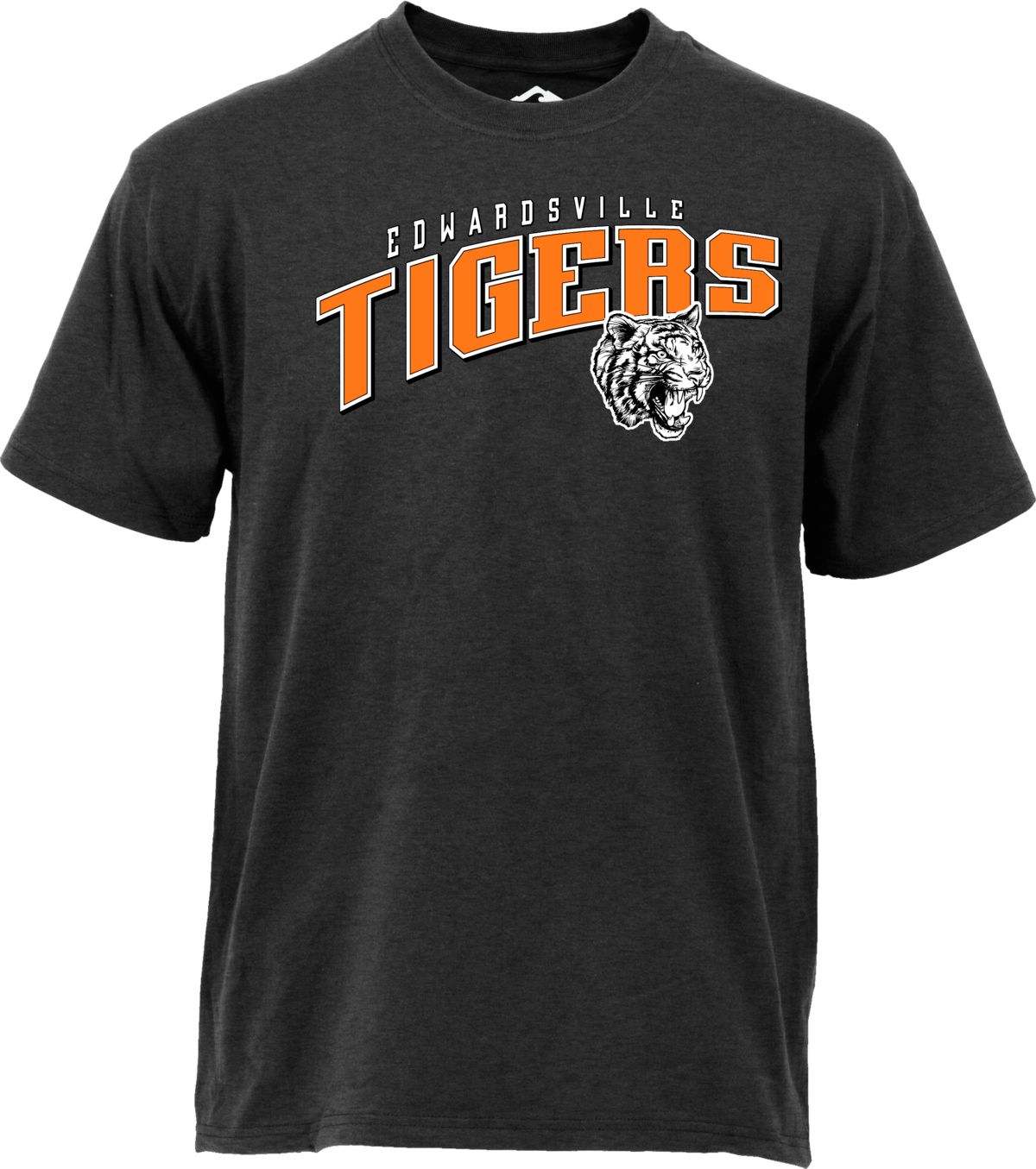 Ohiopyle Prints Men's Edwardsville High School Black Cotton T-Shirt