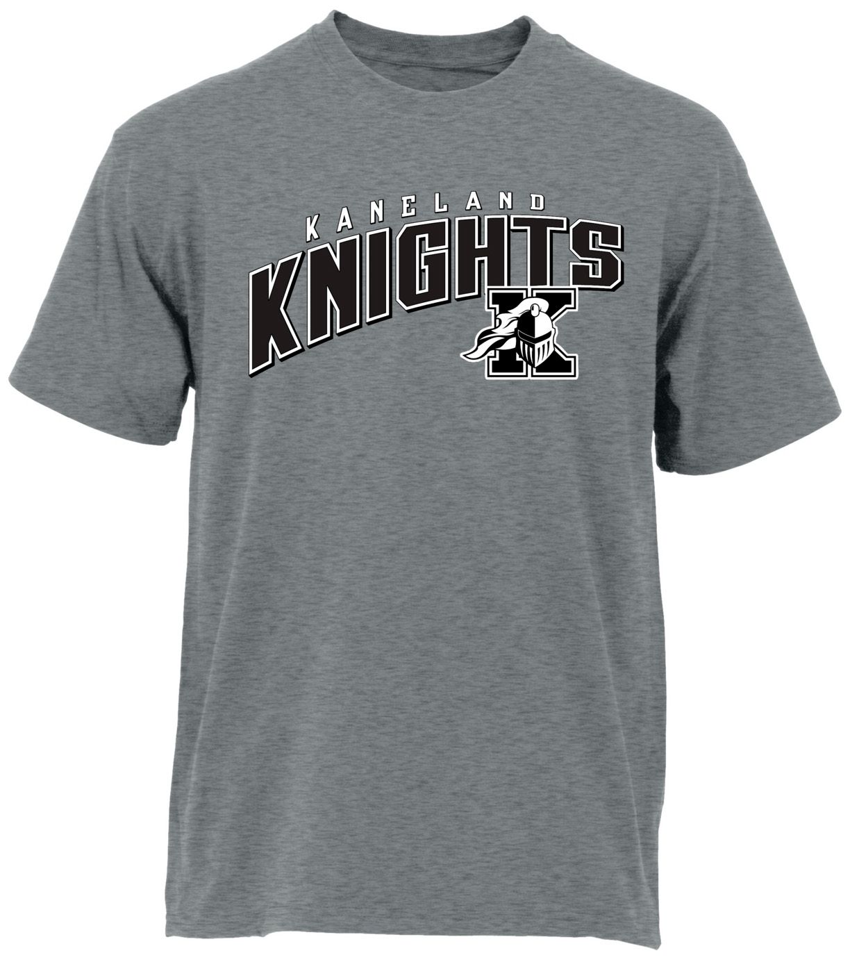 Ohiopyle Prints Adult Kaneland High School Grey Flyball Ultimate T-Shirt