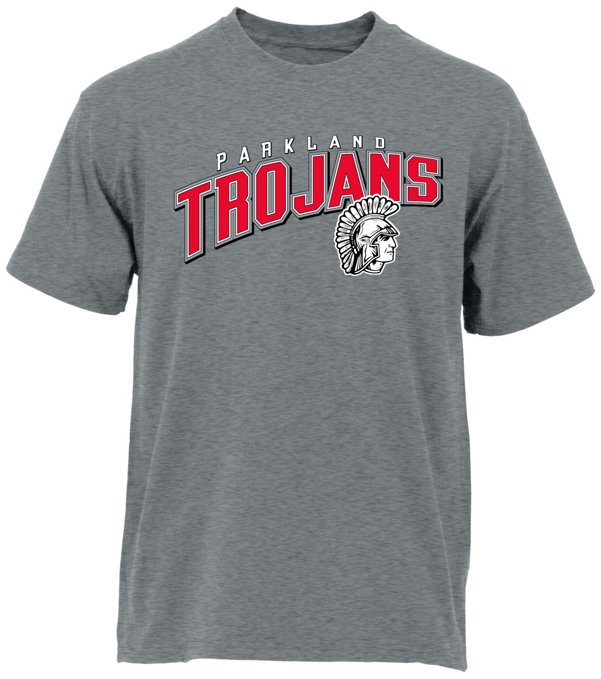 Ohiopyle Prints Adult Parkland High School Grey Flyball Ultimate T-Shirt