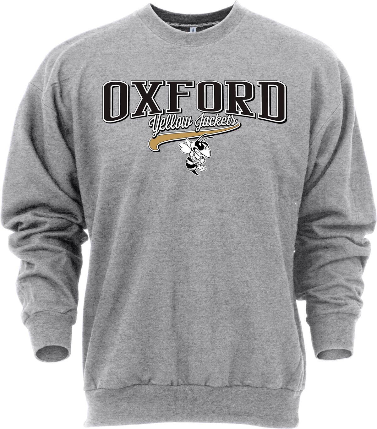 Ohiopyle Prints Adult Oxford High School Grey Catch Crewneck Sweatshirt