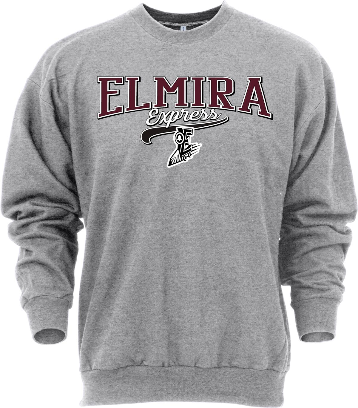 Ohiopyle Prints Adult Elmira Grey Catch Crewneck Sweatshirt