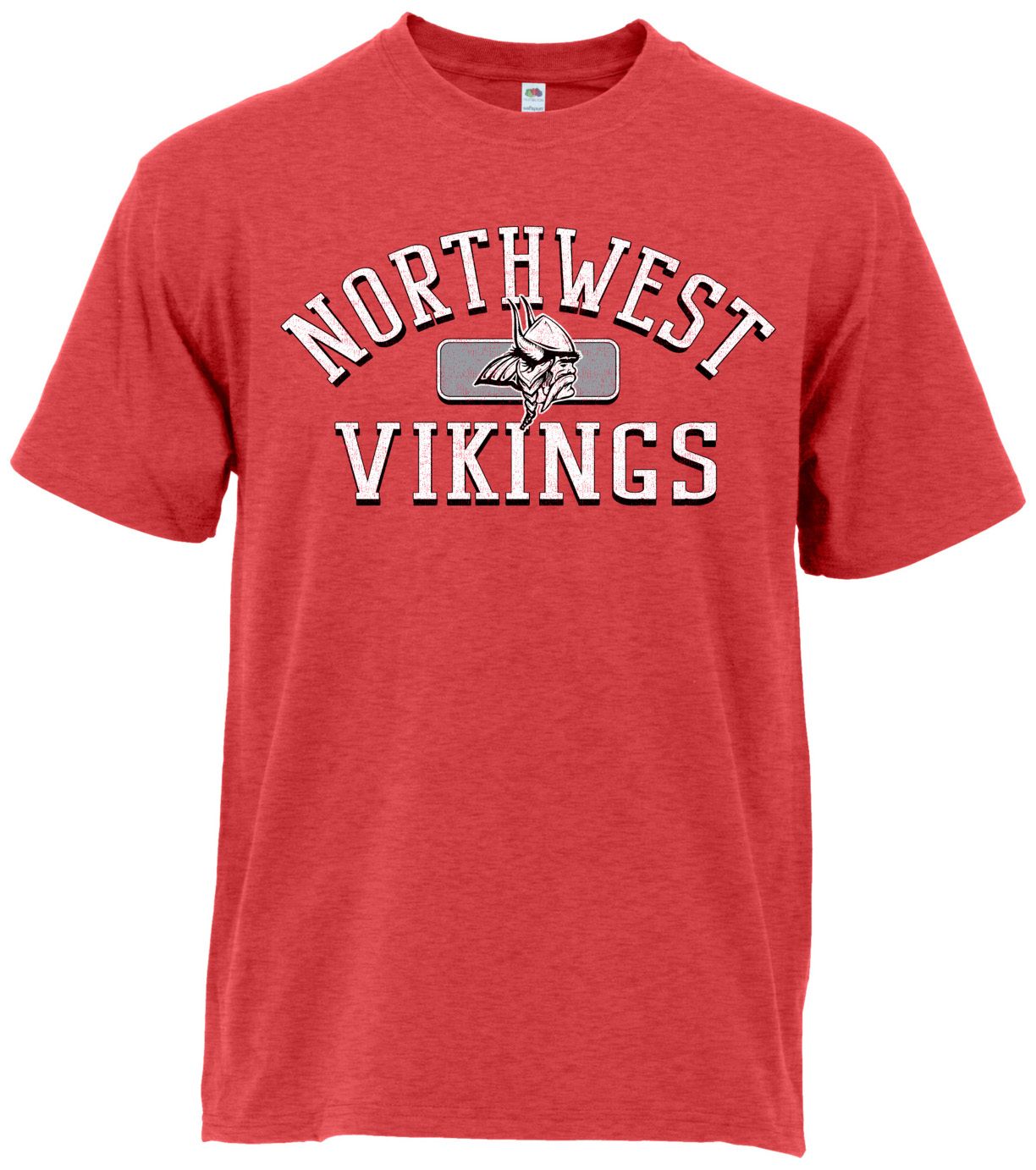 Ohiopyle Prints Adult Northwest High School Heather Red Plate Ultimate T-Shirt