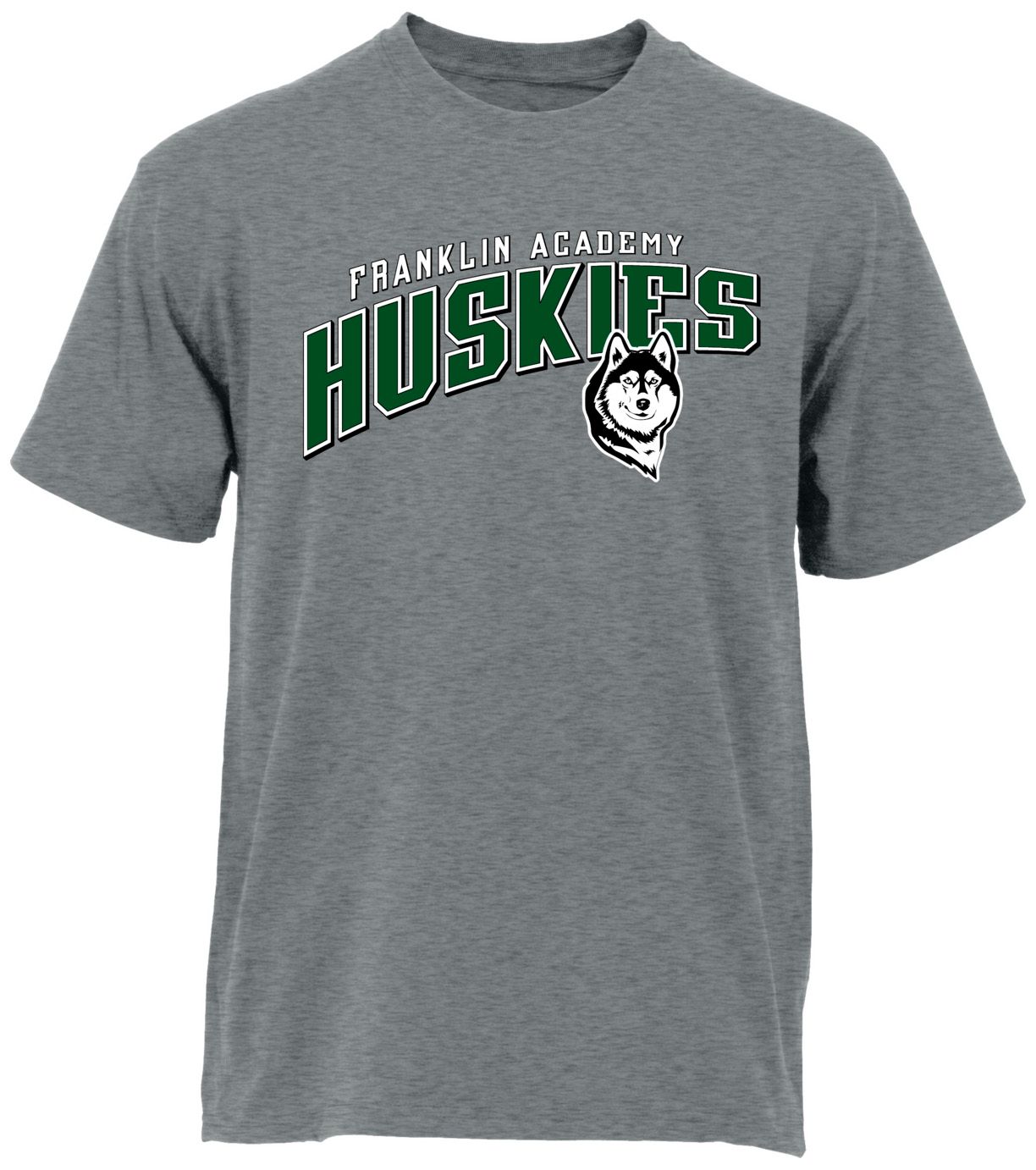 Ohiopyle Prints Adult Franklin Academy Grey Flyball Ultimate T-Shirt