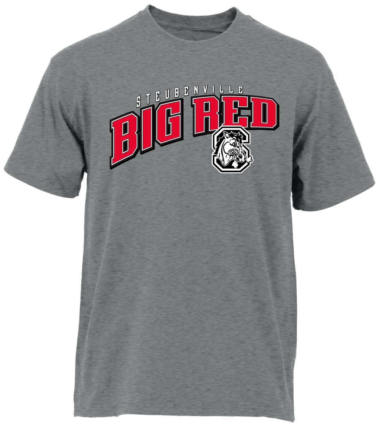 Ohiopyle Prints Adult Steubenville High School Grey Flyball Ultimate T-Shirt