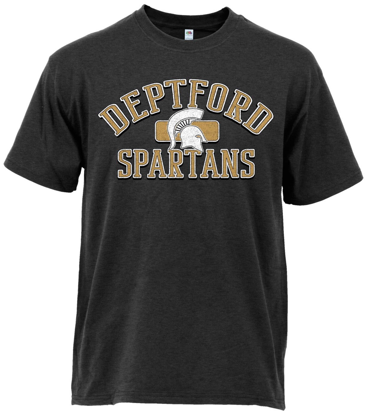 Ohiopyle Prints Adult Deptford High School Heather Black Plate Ultimate T-Shirt