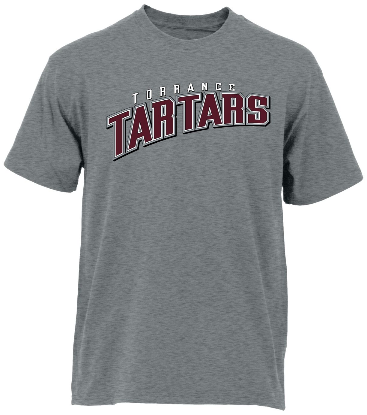 Ohiopyle Prints Adult Torrance High School Grey Flyball Ultimate T-Shirt