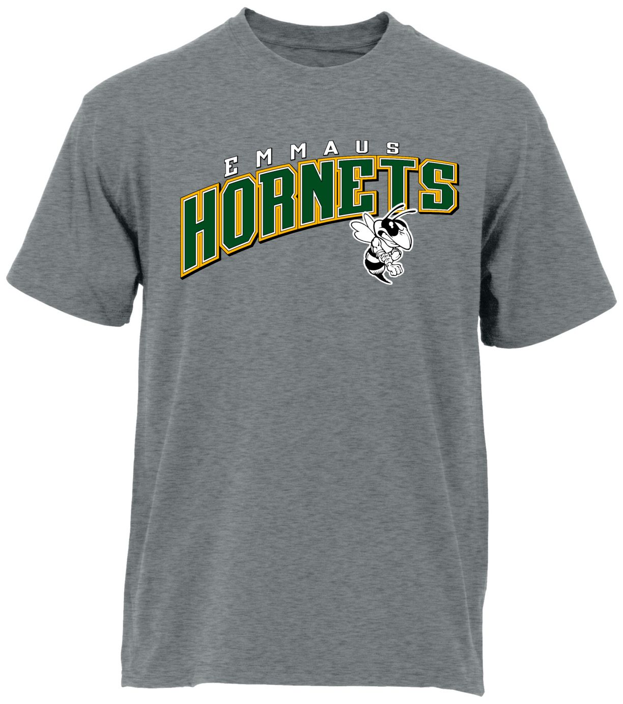 Ohiopyle Prints Adult Emmaus High School Grey Flyball Ultimate T-Shirt