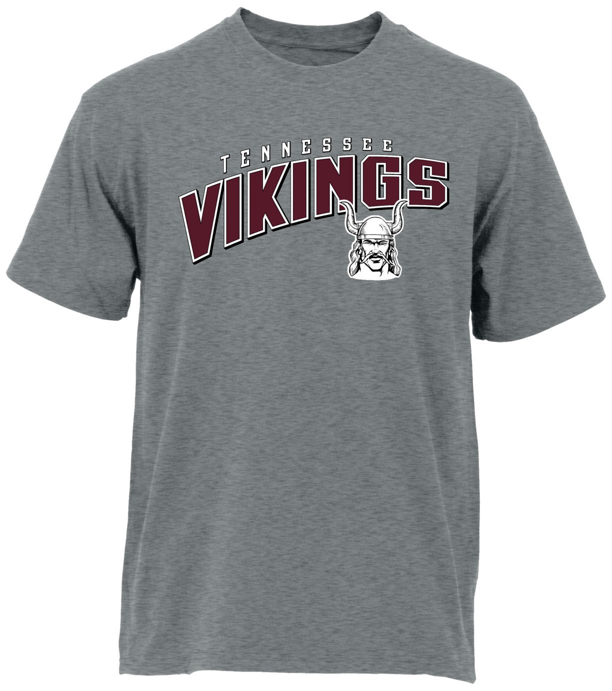 Ohiopyle Prints Adult Tennessee High School Grey Flyball Ultimate T-Shirt