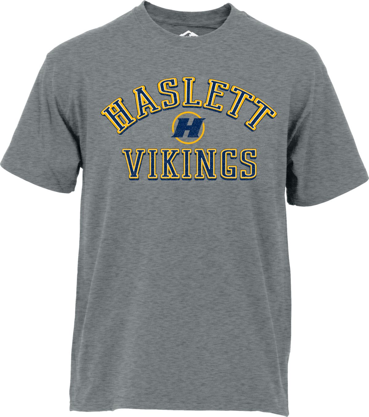 Ohiopyle Prints Men's Haslett High School Gray Cotton T-Shirt