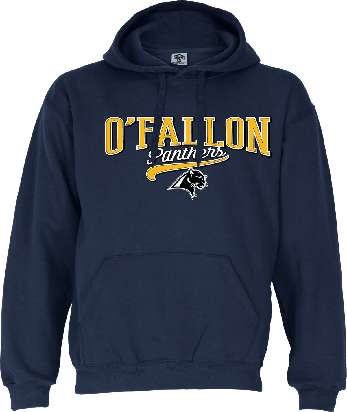 Ohiopyle Prints Men's O'Fallon Township High School Navy Hoodie