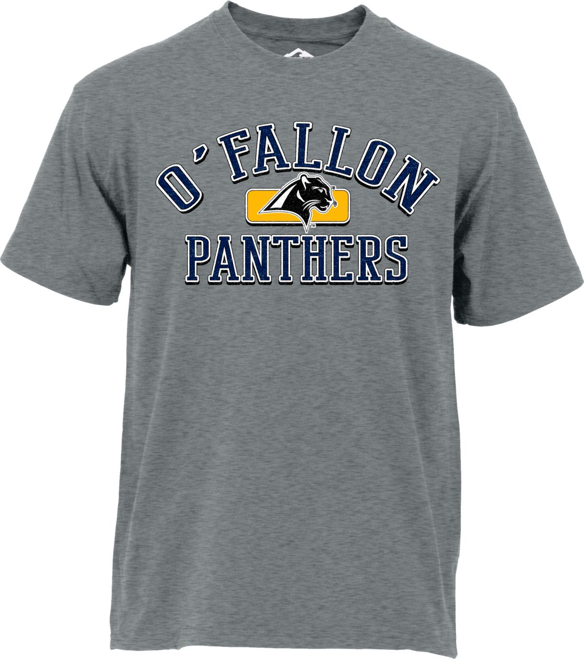 Ohiopyle Prints Men's O'Fallon Township High School Gray Cotton T-Shirt