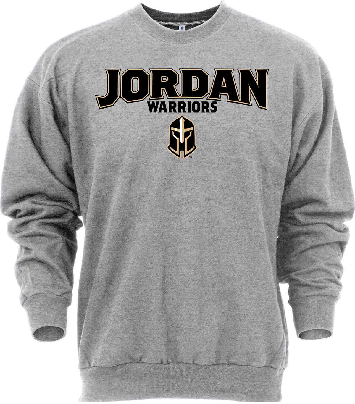 Ohiopyle Prints Adult Jordan High School Grey Catch Crewneck Sweatshirt