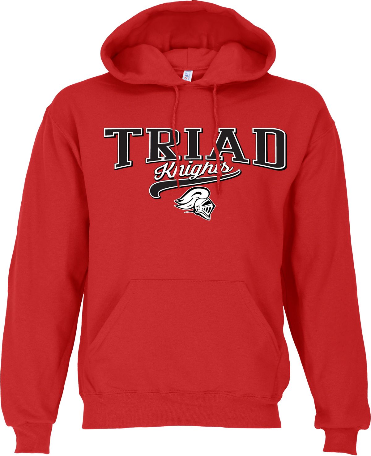 Ohiopyle Prints Men's Triad High School Red Hoodie