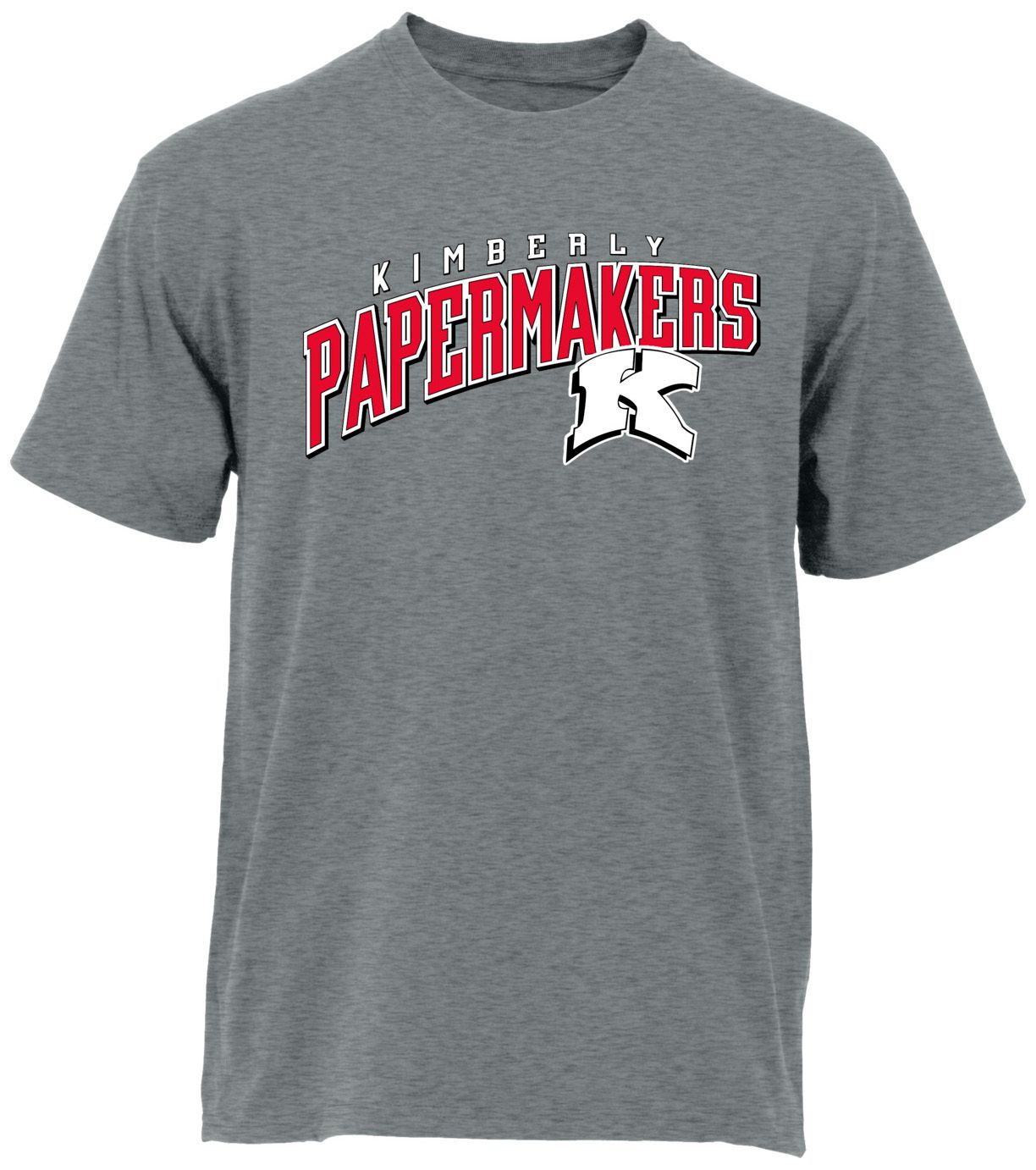 Ohiopyle Prints Adult Kimberly High School Grey Flyball Ultimate T-Shirt